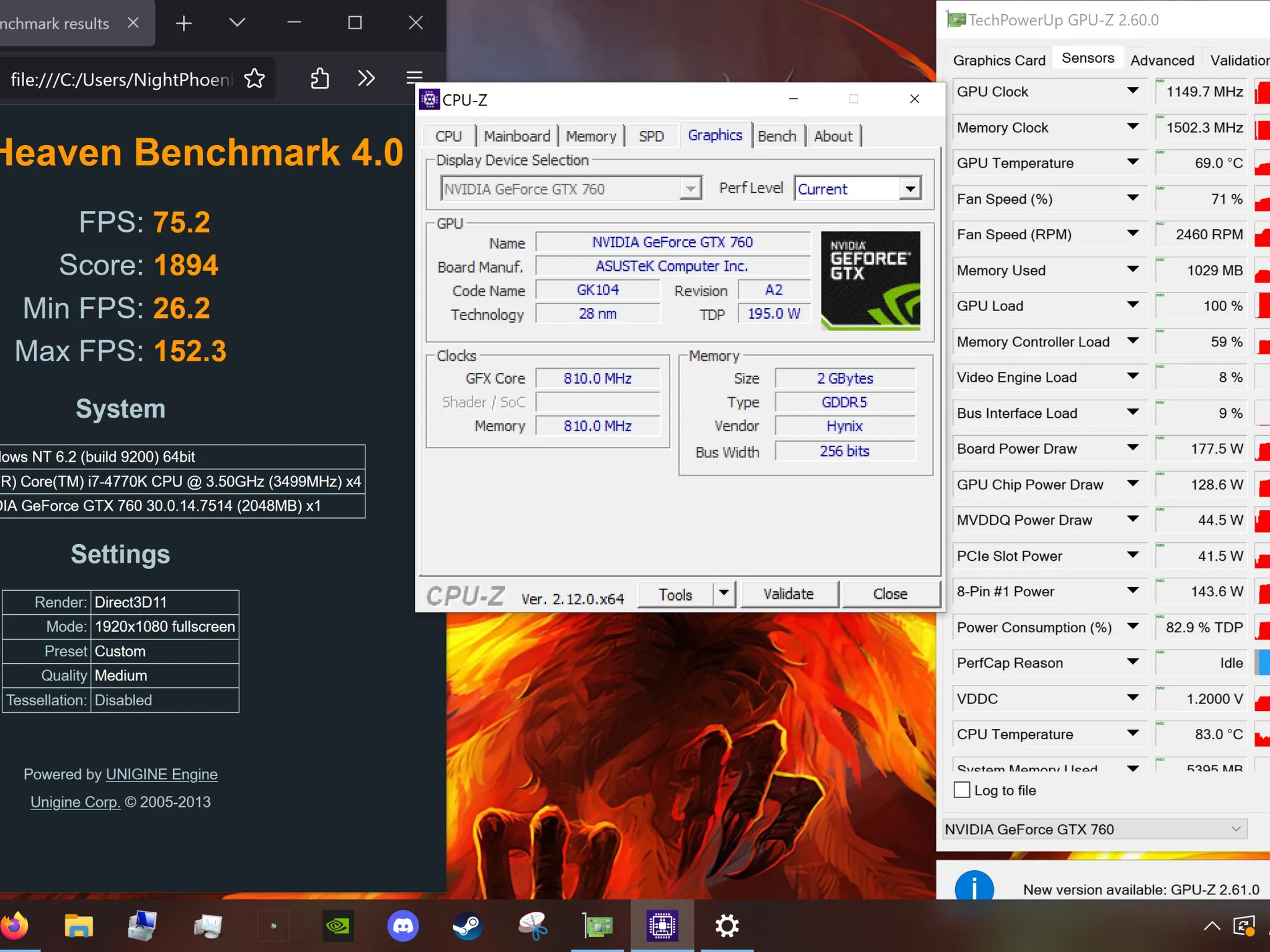 ASUS GTX 760 DirectCU II OC