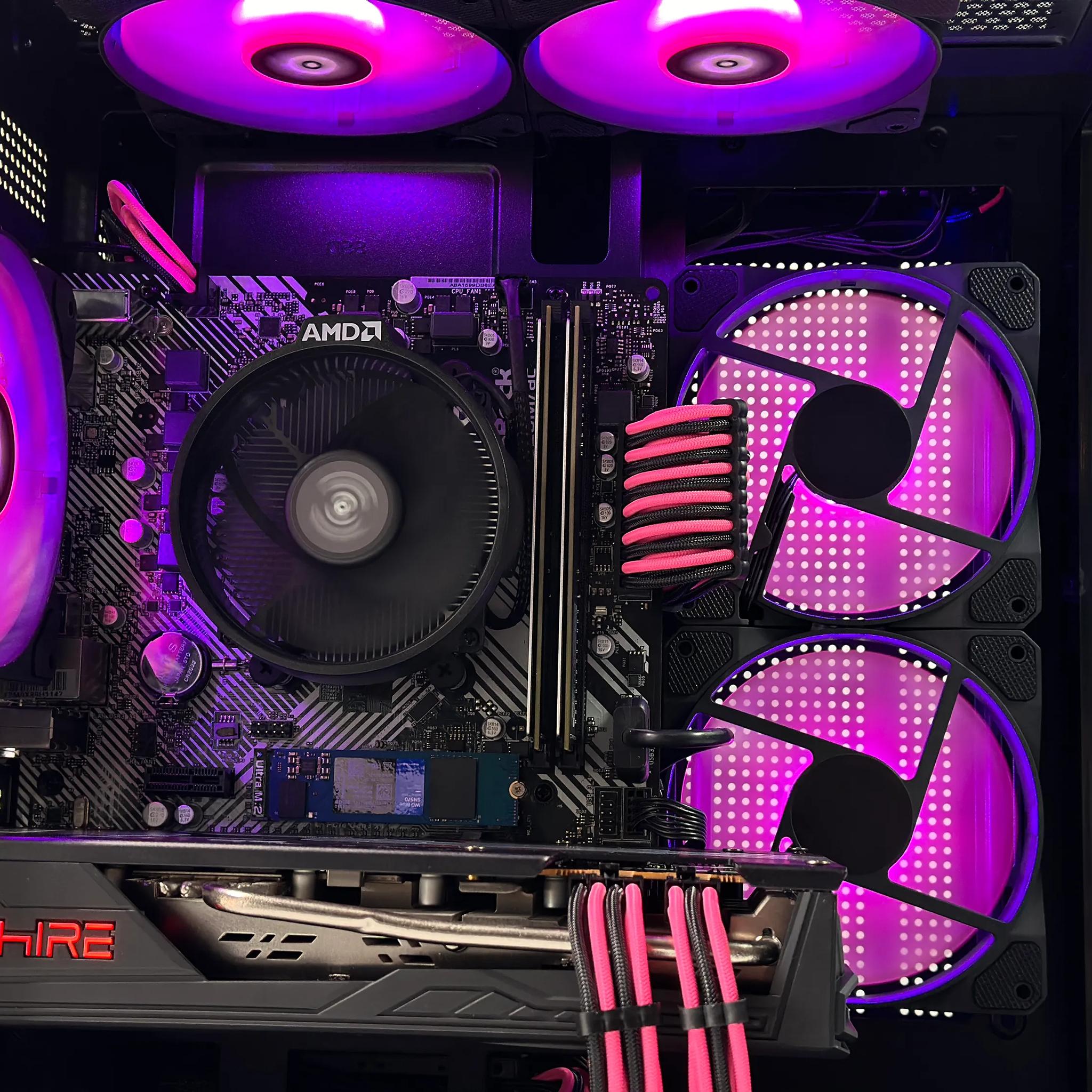 🩷🧁Buu🍧AMD RX 5700 XT 8GB 🍧AMD Ryzen 5 3500X 6 core🍧16GB DDR4🍧750GB SSD