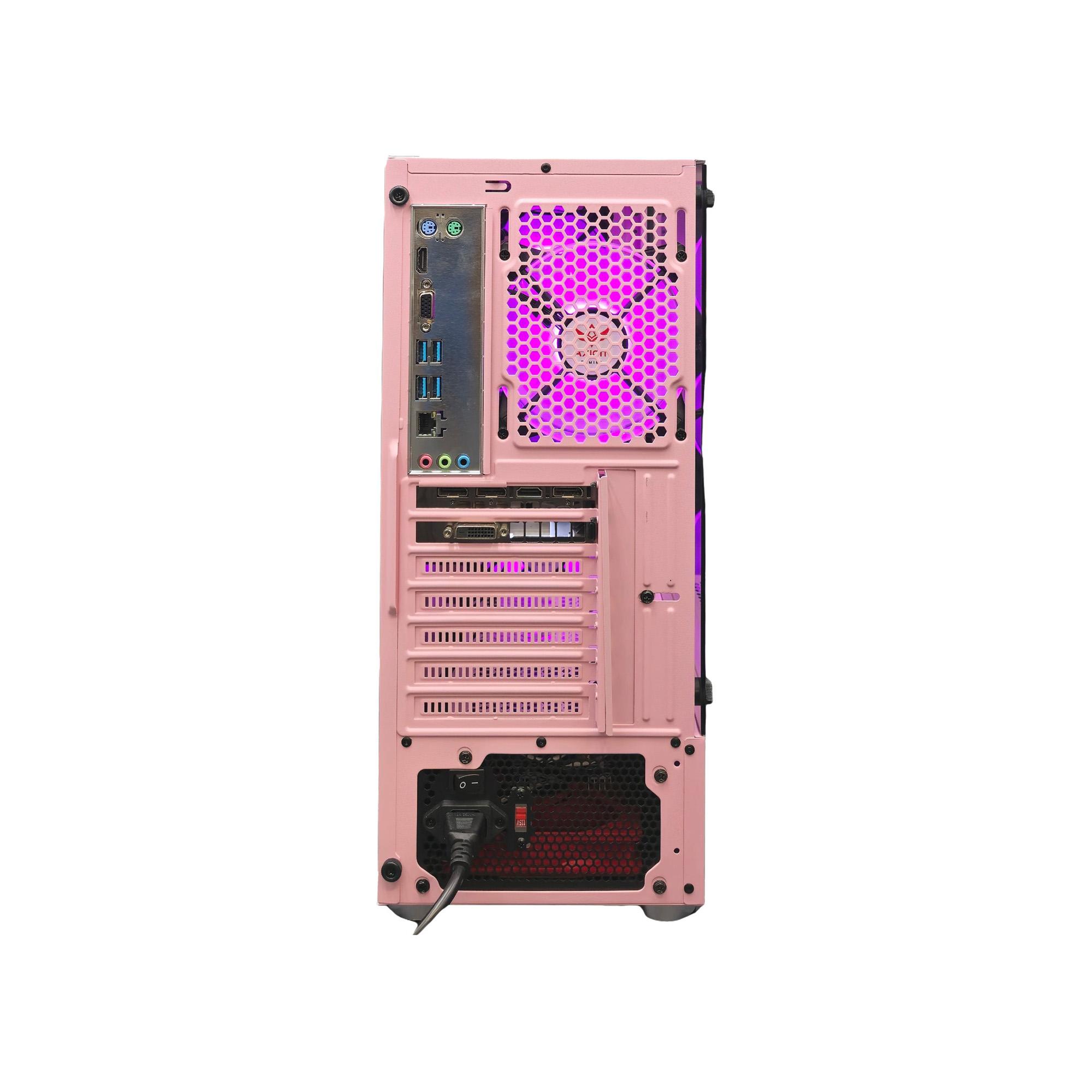 Axiom Gaming® GTX 1080 Pink Gaming PC - Ryzen 5 2600 | 16GB RAM | 512GB SSD
