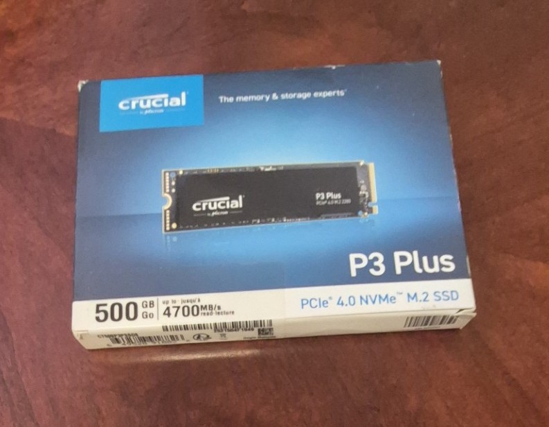 Crucial P3 Plus 500GB PCIe 4.0 NVMe Internal SSD - (CT500P3PSSD8