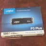 Crucial P3 Plus 500GB PCIe 4.0 NVMe Internal SSD - (CT500P3PSSD8) 4700MB/s -100% Health Verified