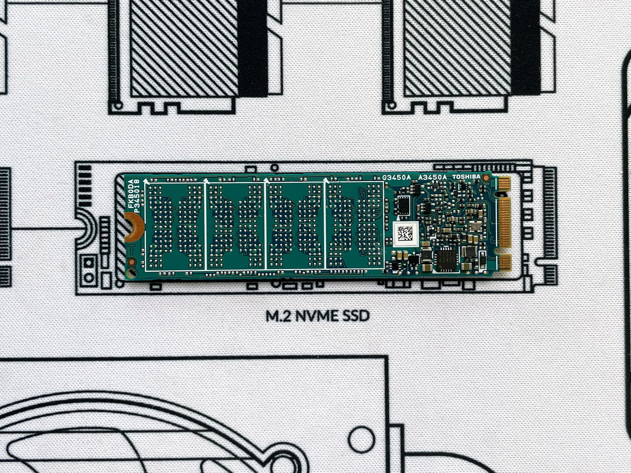 Toshiba HG6 256GB SATA 6Gb/s PCIe 2280 Internal M.2 SSD