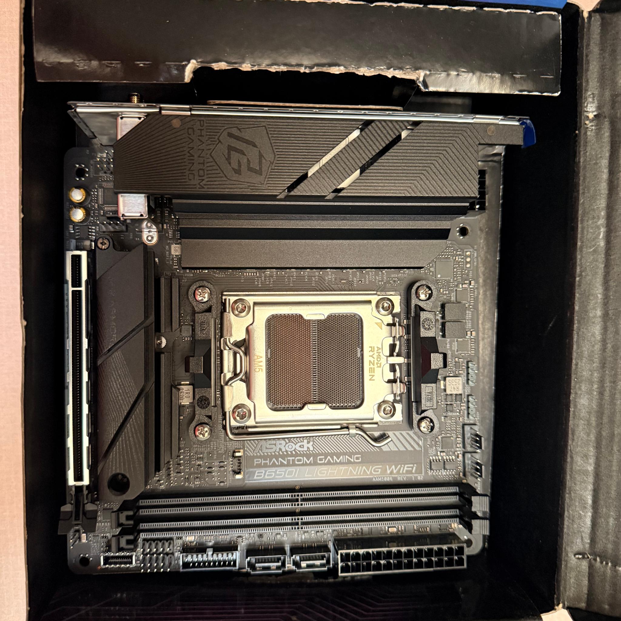 Asrock B650i Lightning WiFi Phantom Gaming BRAND NEW