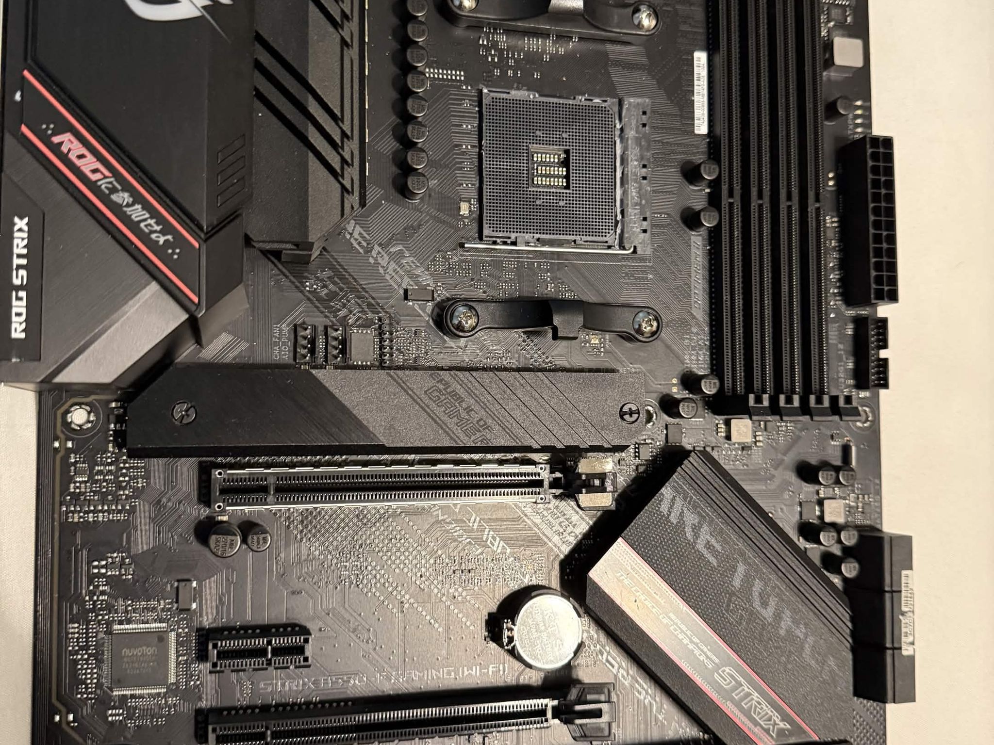 Ryzen 7 5800XT, 32GB DDR4 8GBx4 Dimms, Asus Strix B550f Gaming Wifi Motherboard