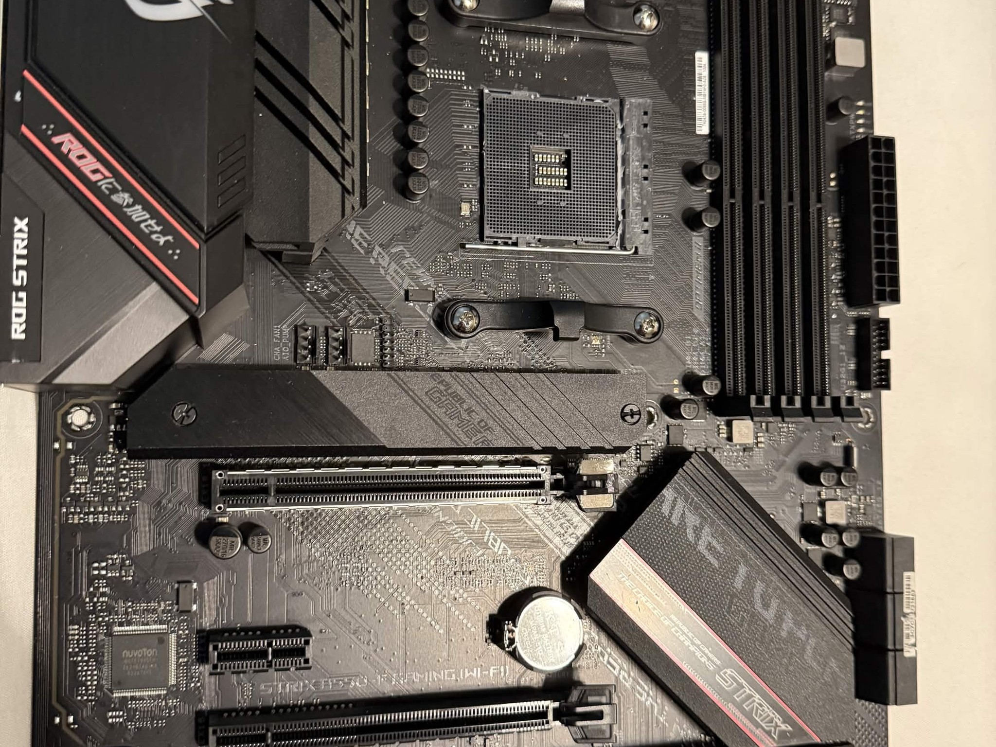 Ryzen 7 5800XT, 32GB DDR4 8GBx4 Dimms, Asus Strix B550f Gaming Wifi Motherboard