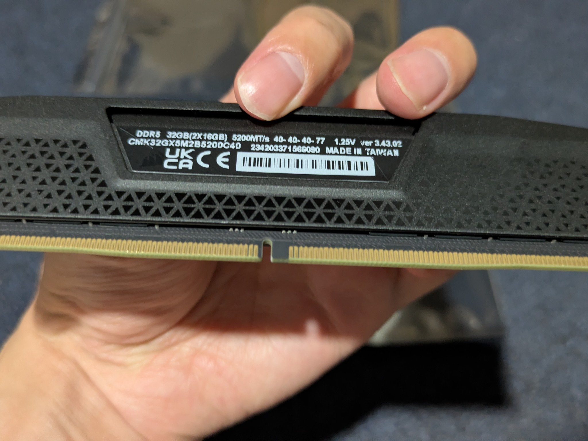 Corsair Vengeance DDR5 2x16 5200 MT CL40 XMP ready