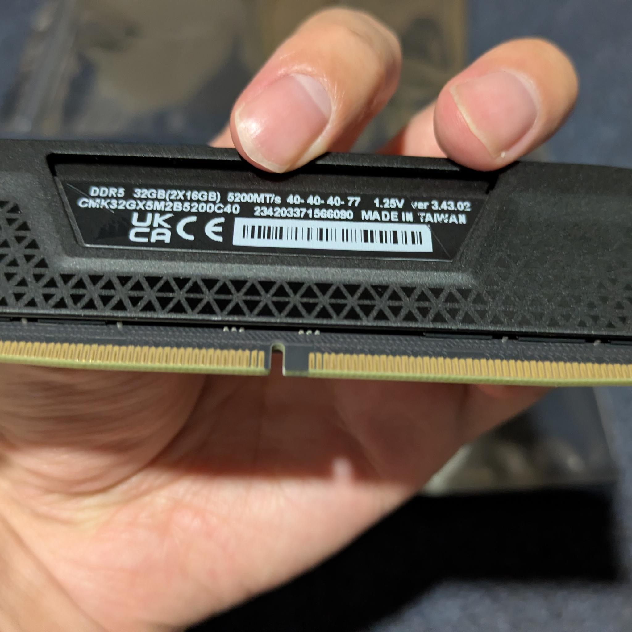 Corsair Vengeance DDR5 2x16 5200 MT CL40 XMP ready