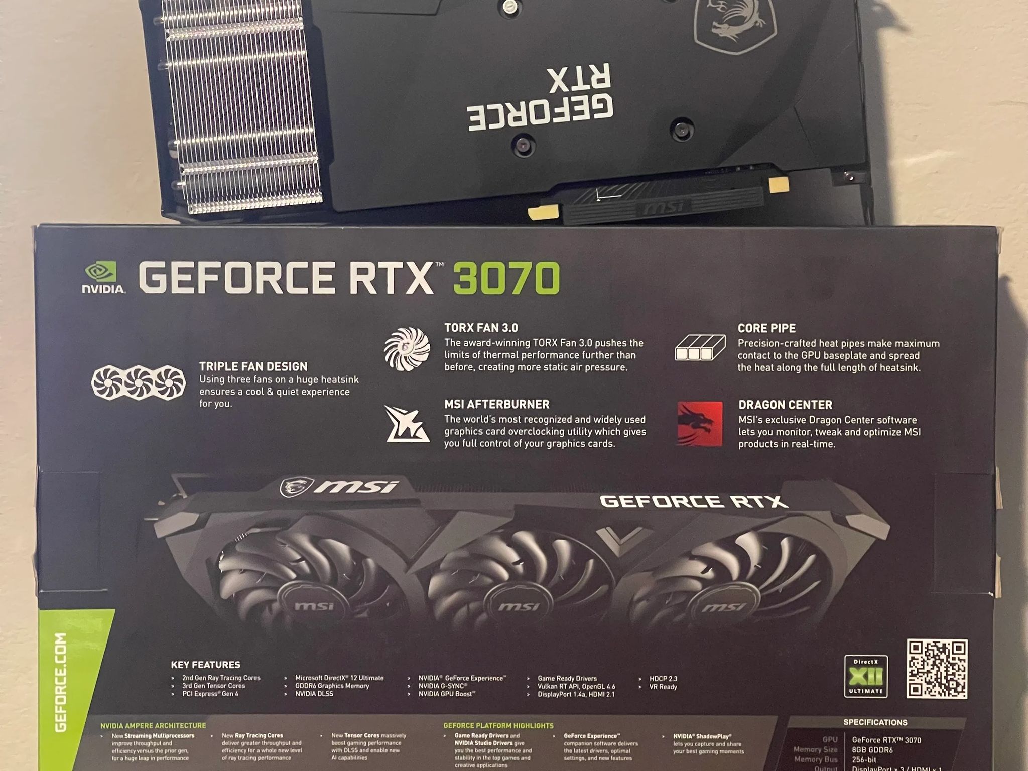 MSI GeForce RTX™ 3070 VENTUS 3X OC 8G