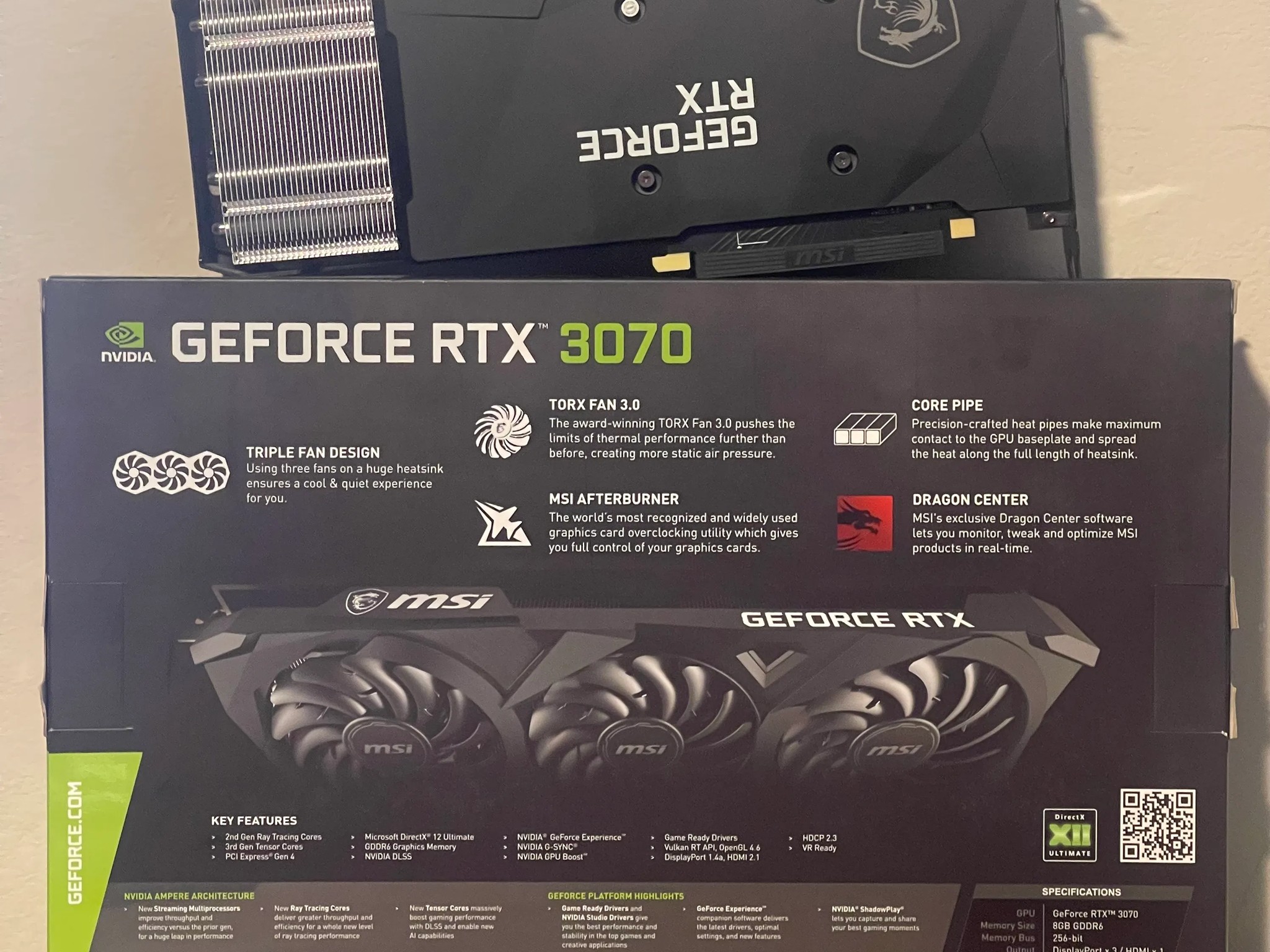MSI GeForce RTX™ 3070 VENTUS 3X OC 8G