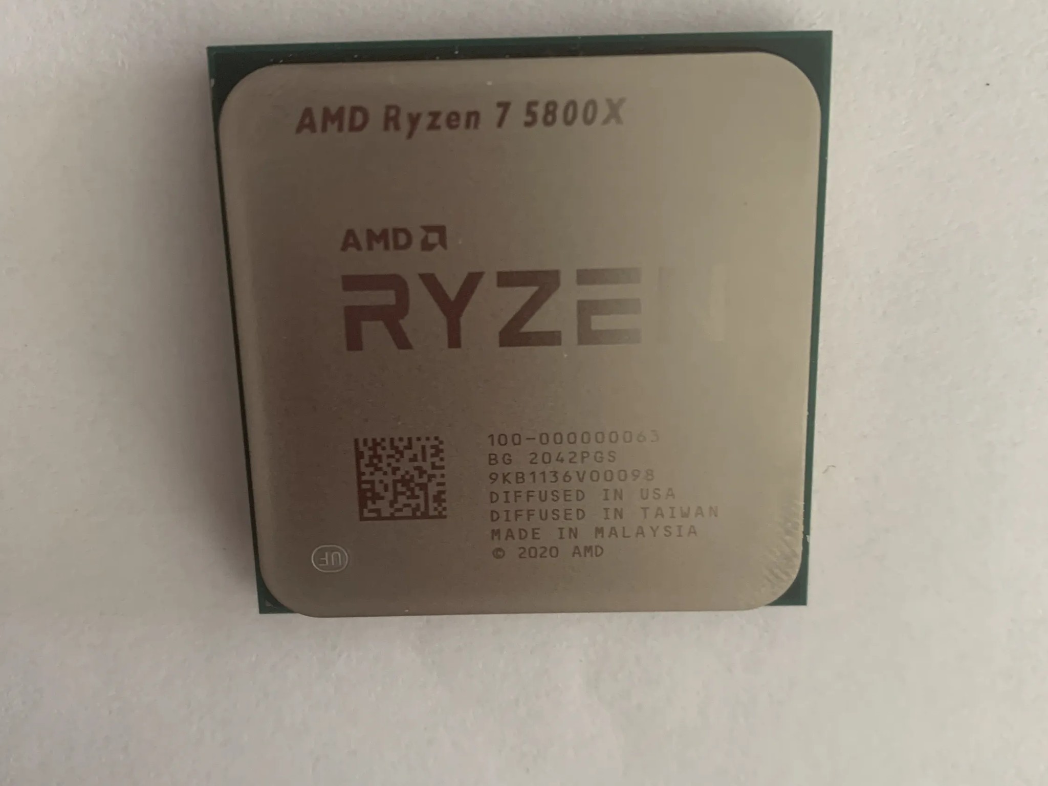 AMD Ryzen 7 5800X CPU - Like New Used Less than 50 hours