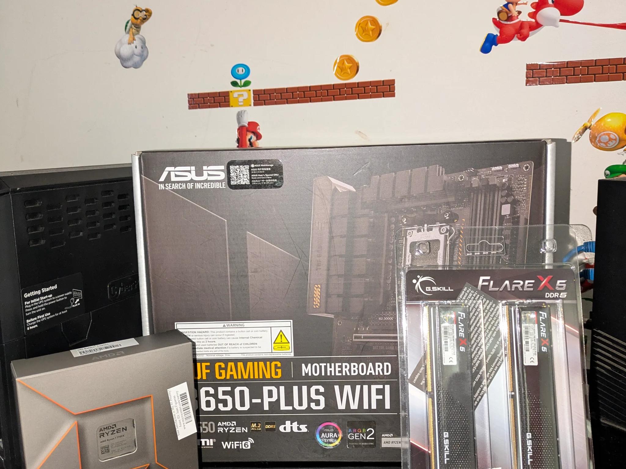 BNIB! On Sale! ASUS TUF Gaming B650-Plus|AMD Ryzen 7 7700X processor|32GB DDR5-6000 CL36 BNIB!