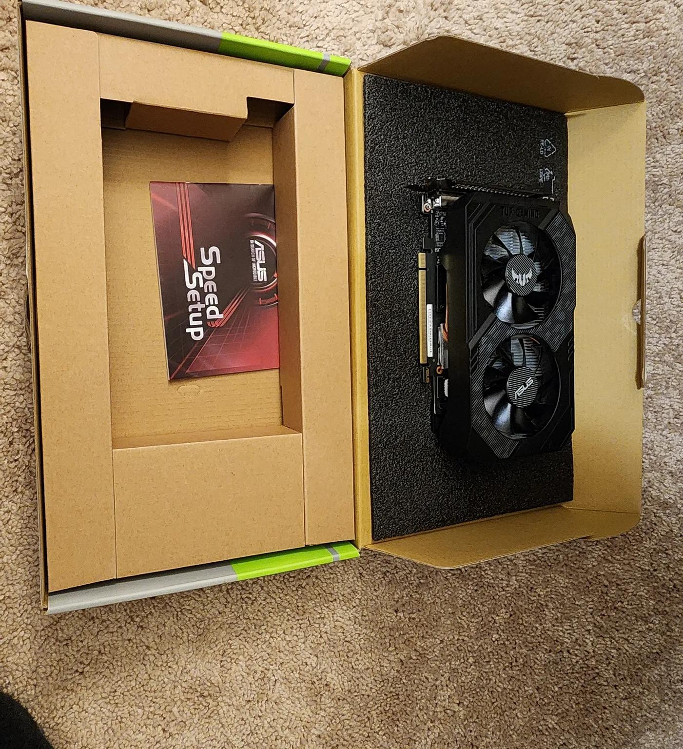 For Sale Used Asus Tuff Nvidia 1660 Super 6 GB