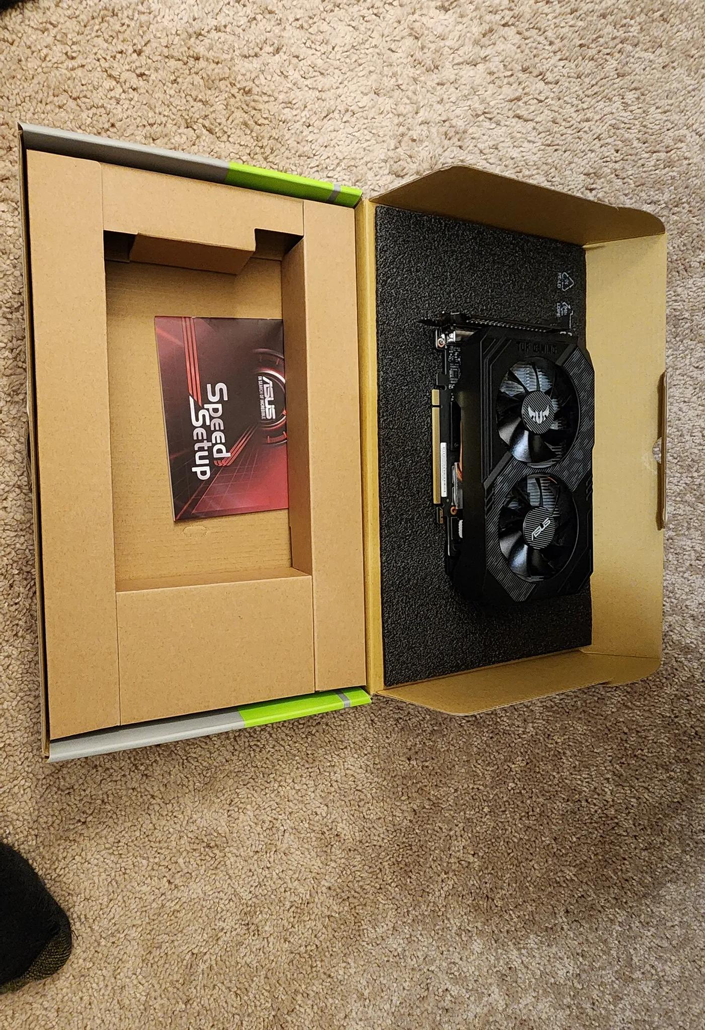 For Sale Used Asus Tuff Nvidia 1660 Super 6 GB