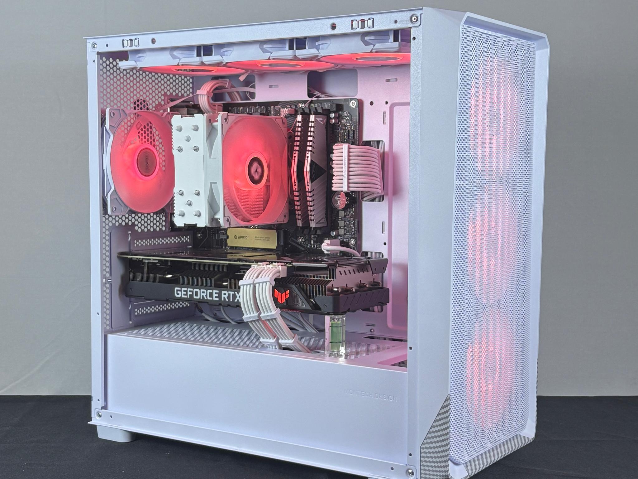 🤍 White RTX 3070 + Ryzen 7 3700X Gaming PC | 16GB DDR4 | ARGB Control