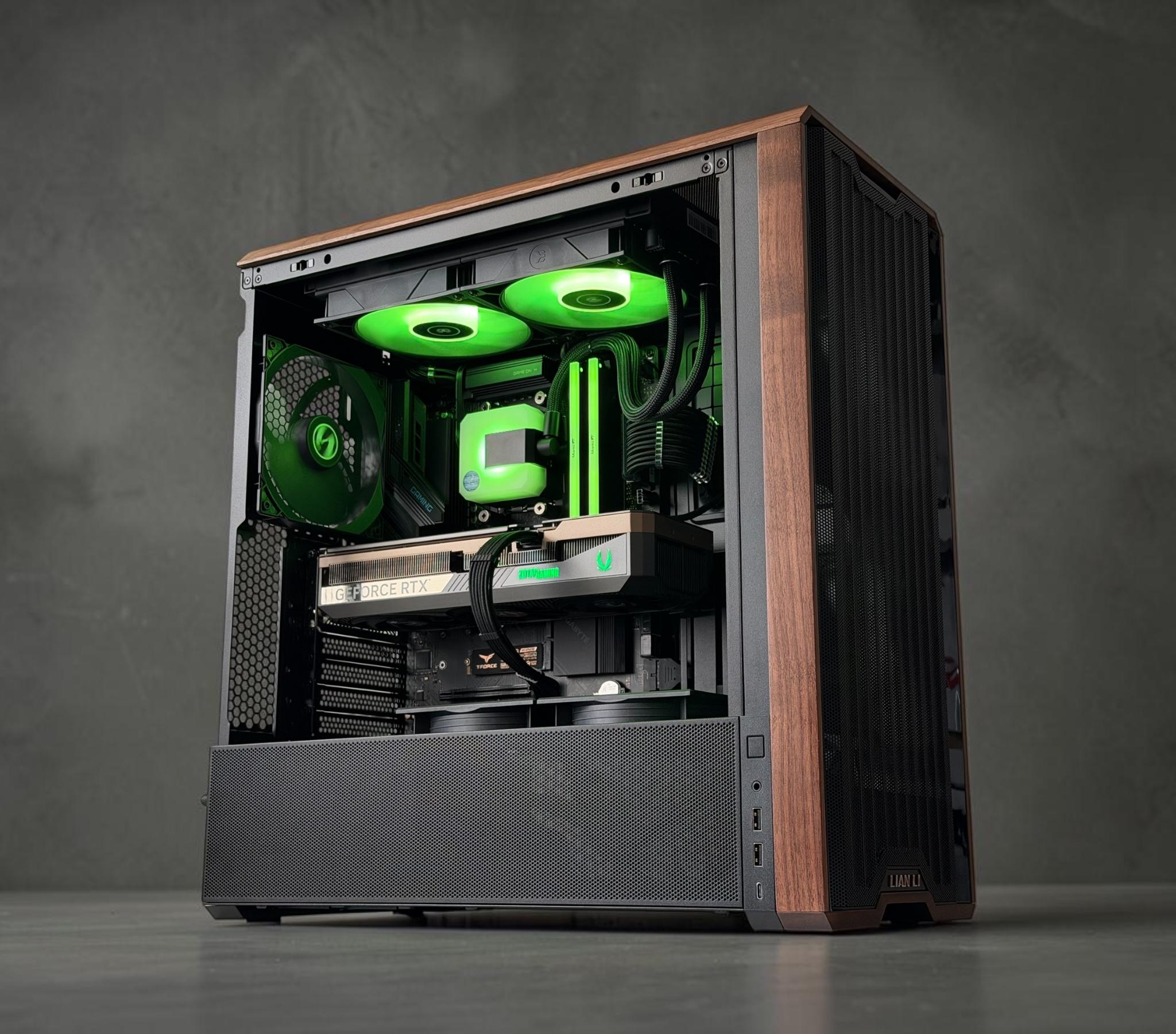 🤎🪵Max Performance 🟫 Nvidia RTX 5080 16GB🟫AMD Ryzen 7 9800X3D🟫32GB DDR5🟫 3TB NVME SSD