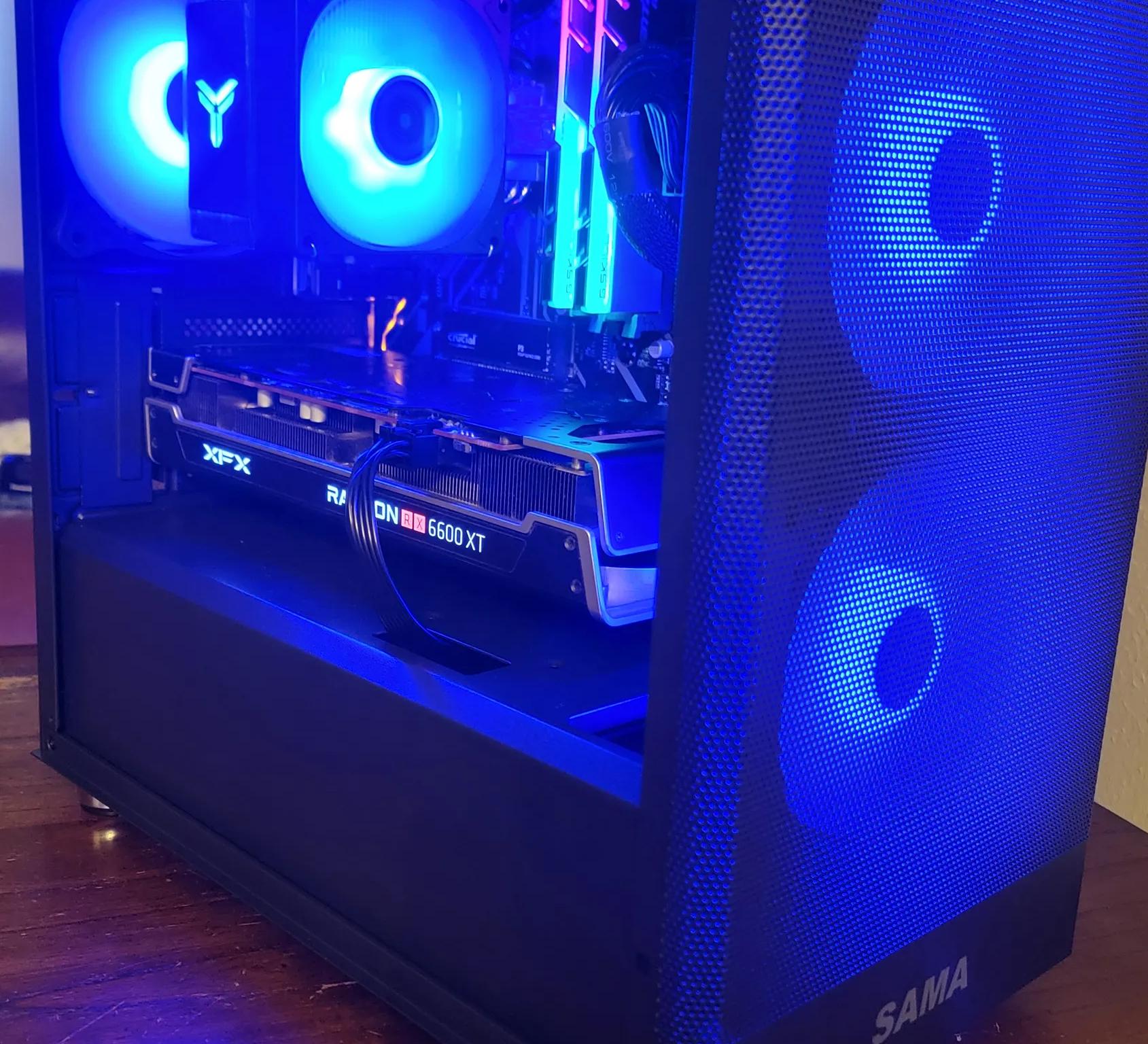 Gaming PC Ryzen 7 3700x, RX 6600 XT, 32Gb Ram, 4Tb total storage