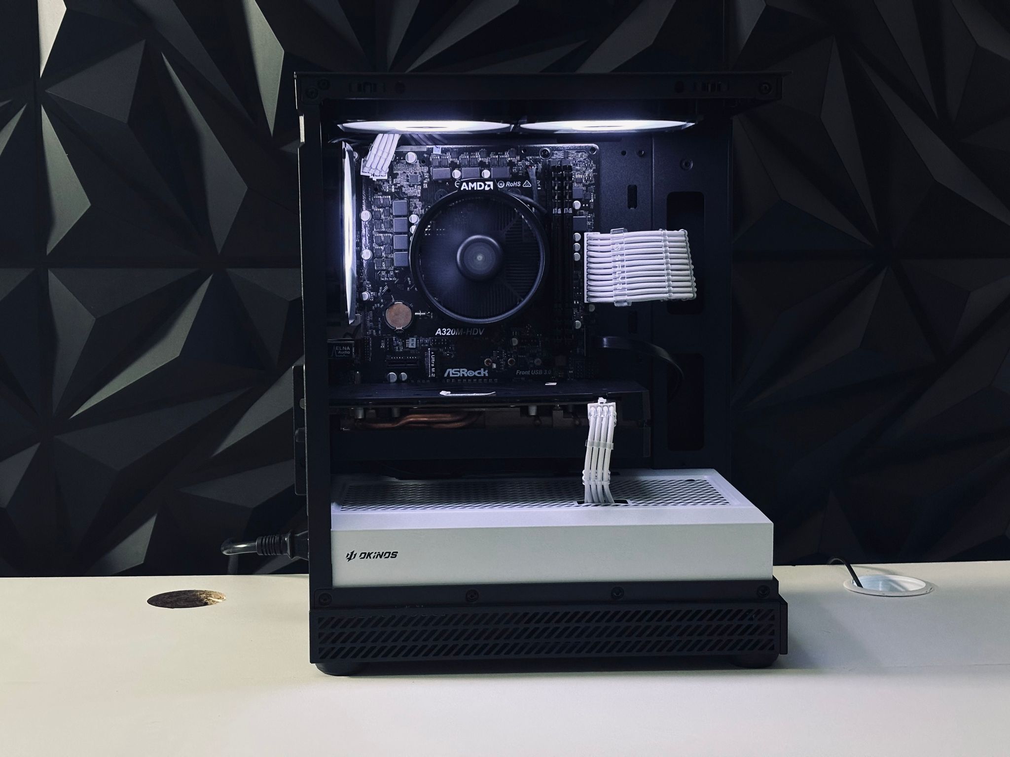 🤍⚡️🦾 White Gaming PC - RTX 3080 / Ryzen 5 5500 / 16GB RAM / 512GB Storage / WIFI + BT 🦾⚡️🤍