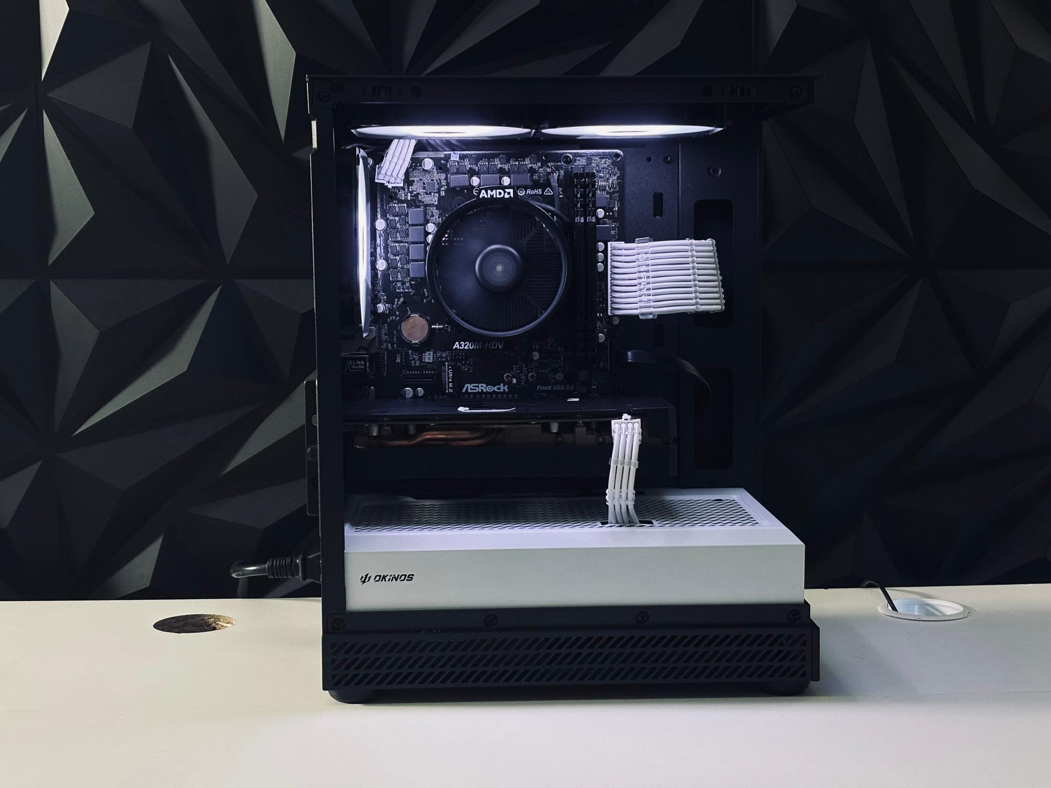 🤍⚡️🦾 White Gaming PC - RTX 3080 / Ryzen 5 5500 / 16GB RAM / 512GB Storage / WIFI + BT 🦾⚡️🤍