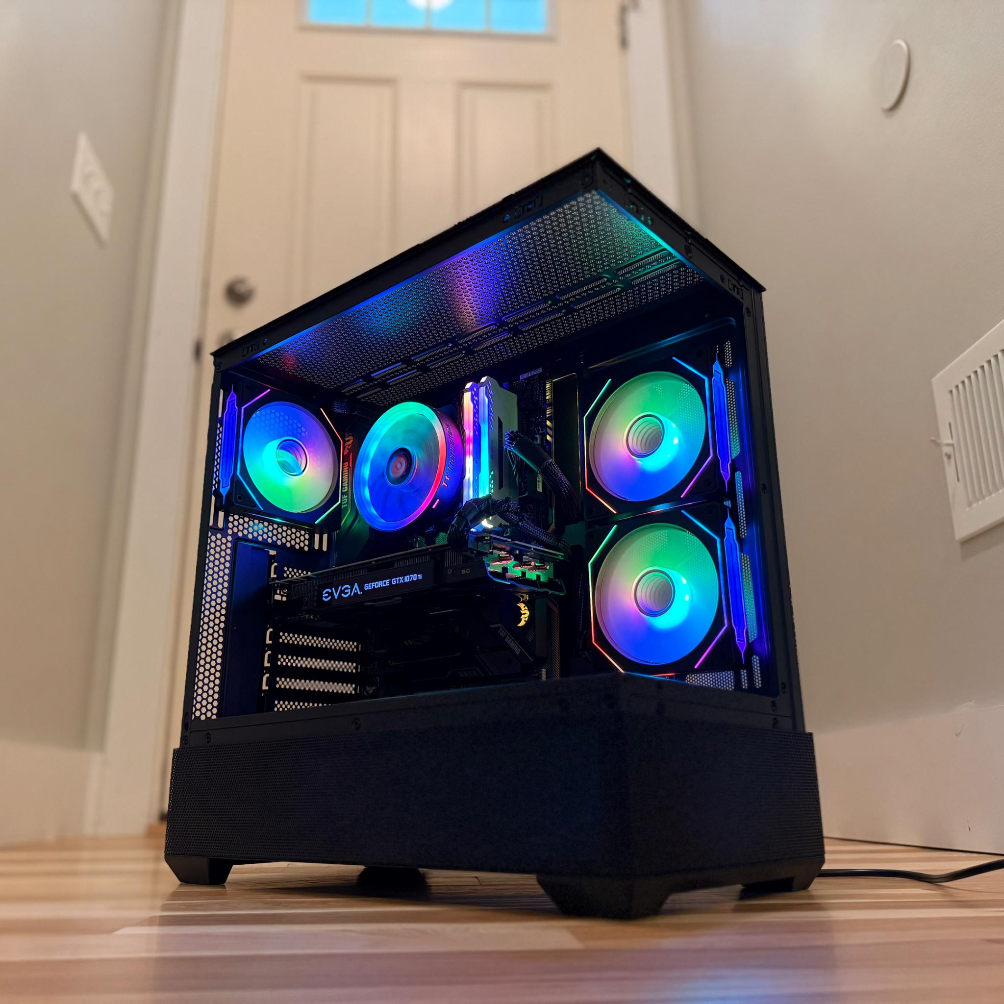 🐋| GTX 1070 ti, i5 9400f, 16gb Ram, 512gb SSD ARGB WiFi Equipped Gaming PC