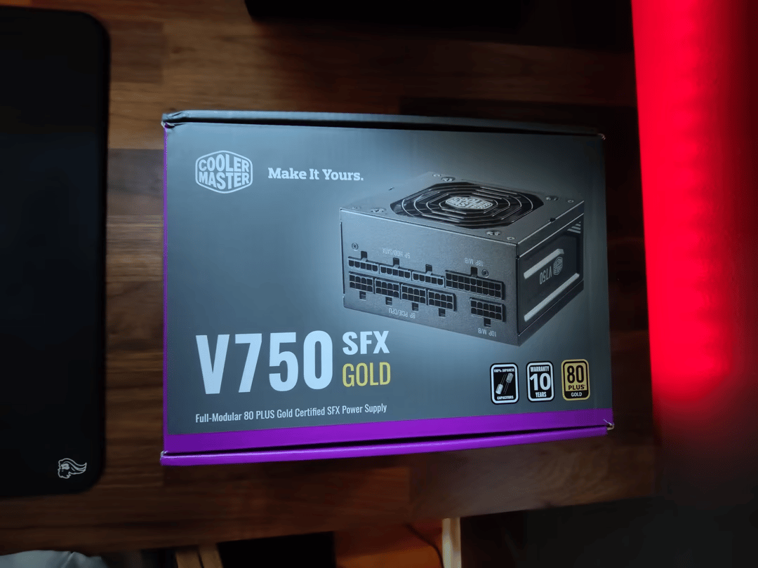 Cooler Master V750 SFX Gold Fully Modular Power Supply, Used For 1 Year