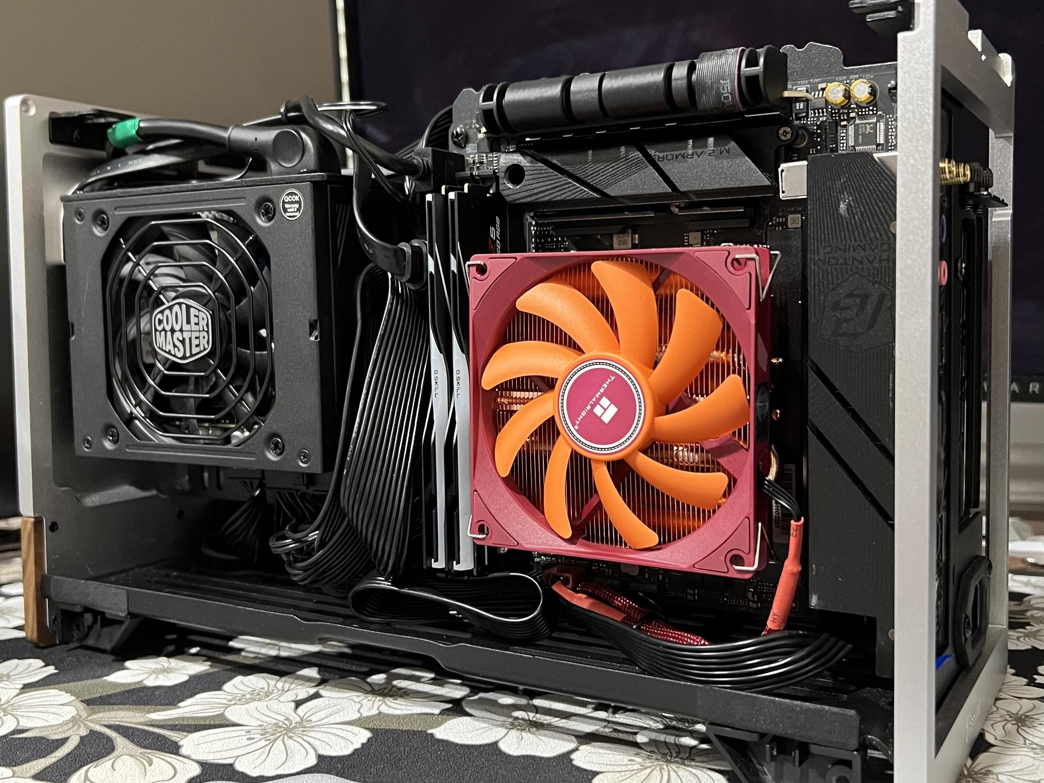 7800x3d Fractal Terra Mini ITX PC. No Gpu