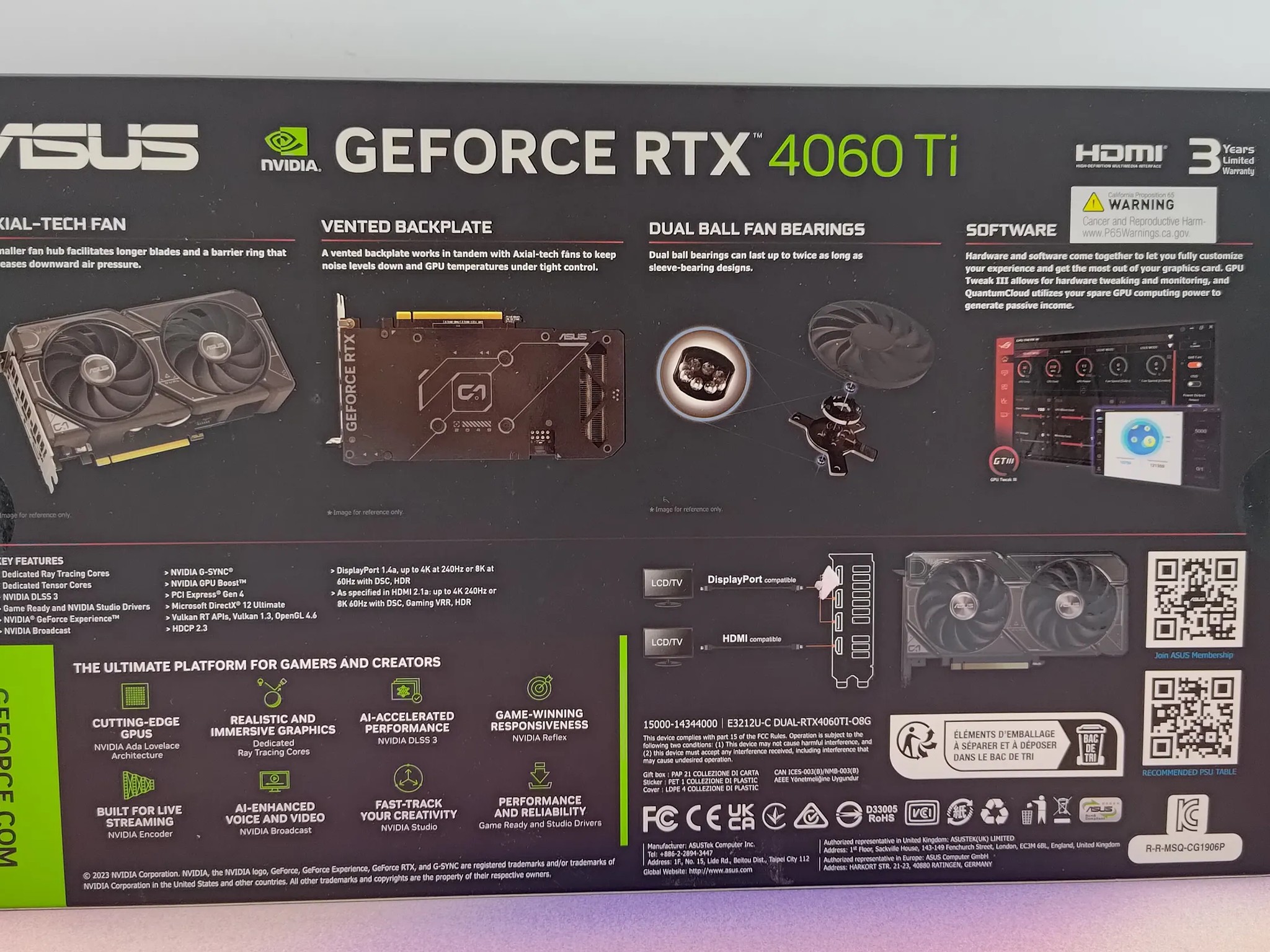 Asus Dual OC RTX 4060Ti