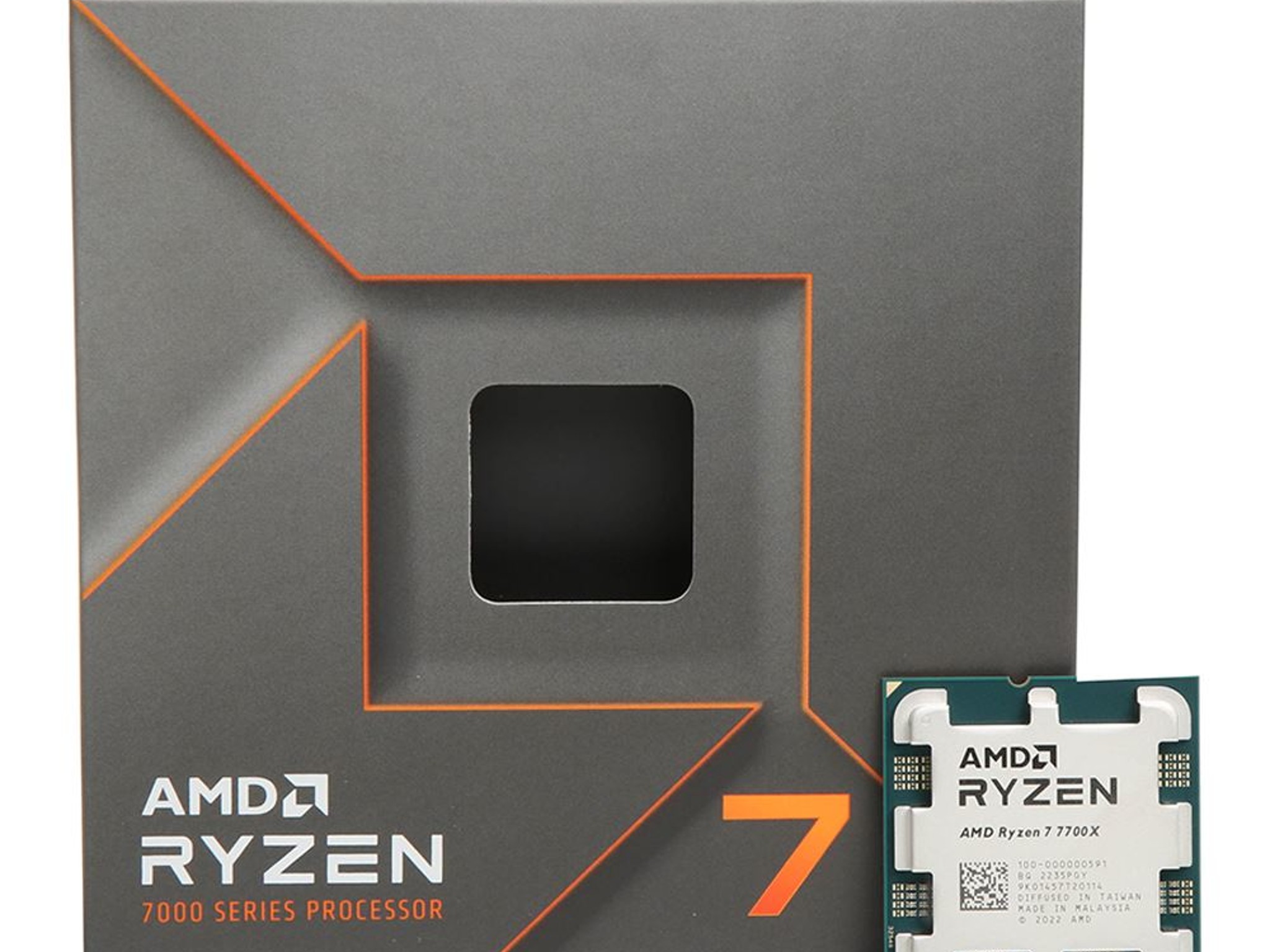 NEW AMD Ryzen 7 7700X Raphael AM5 4.5GHz 8-Core Boxed Processor