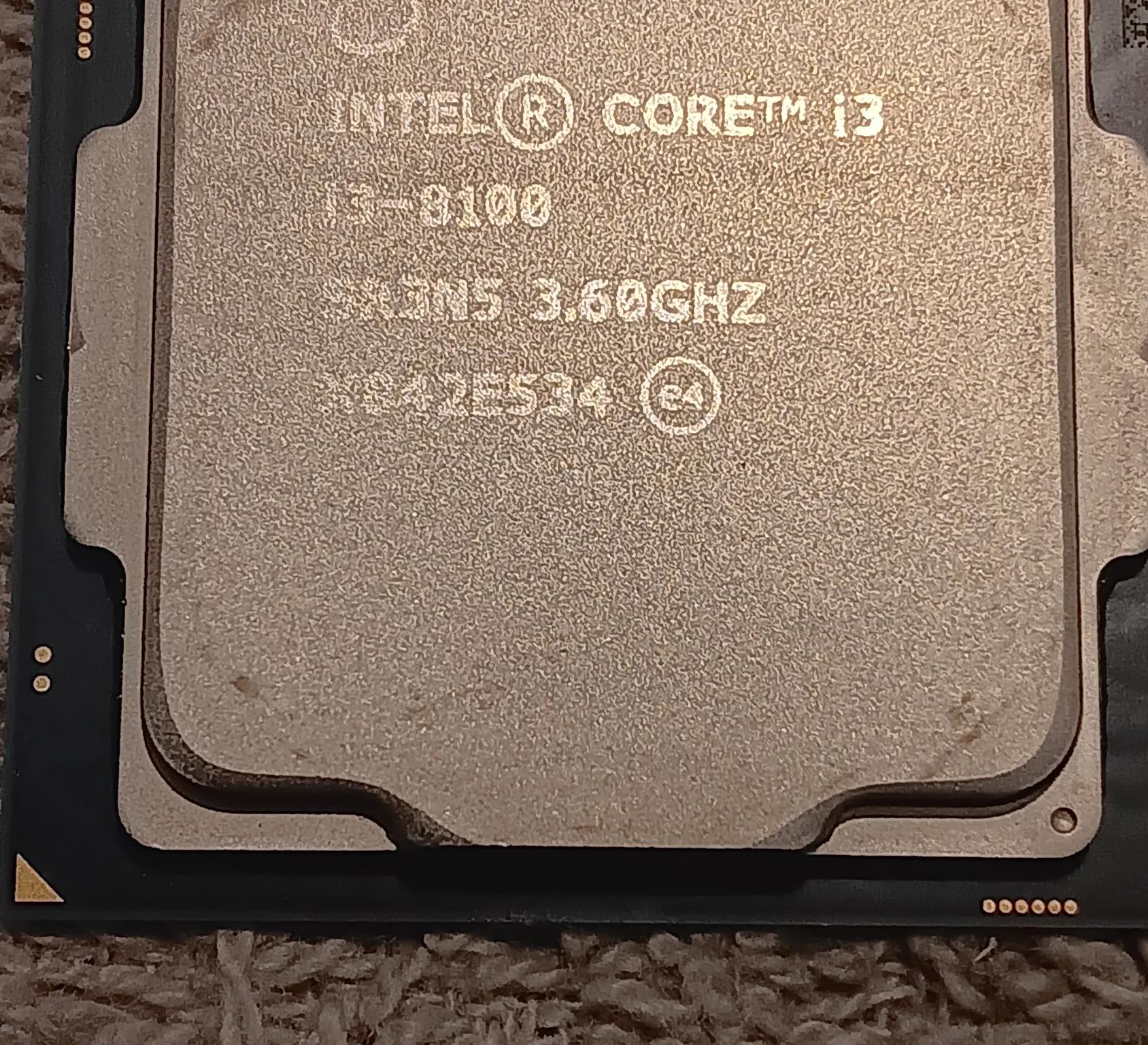 Intel Core i3-8100 SR3N5 3.6GHz 4 Core Processor
