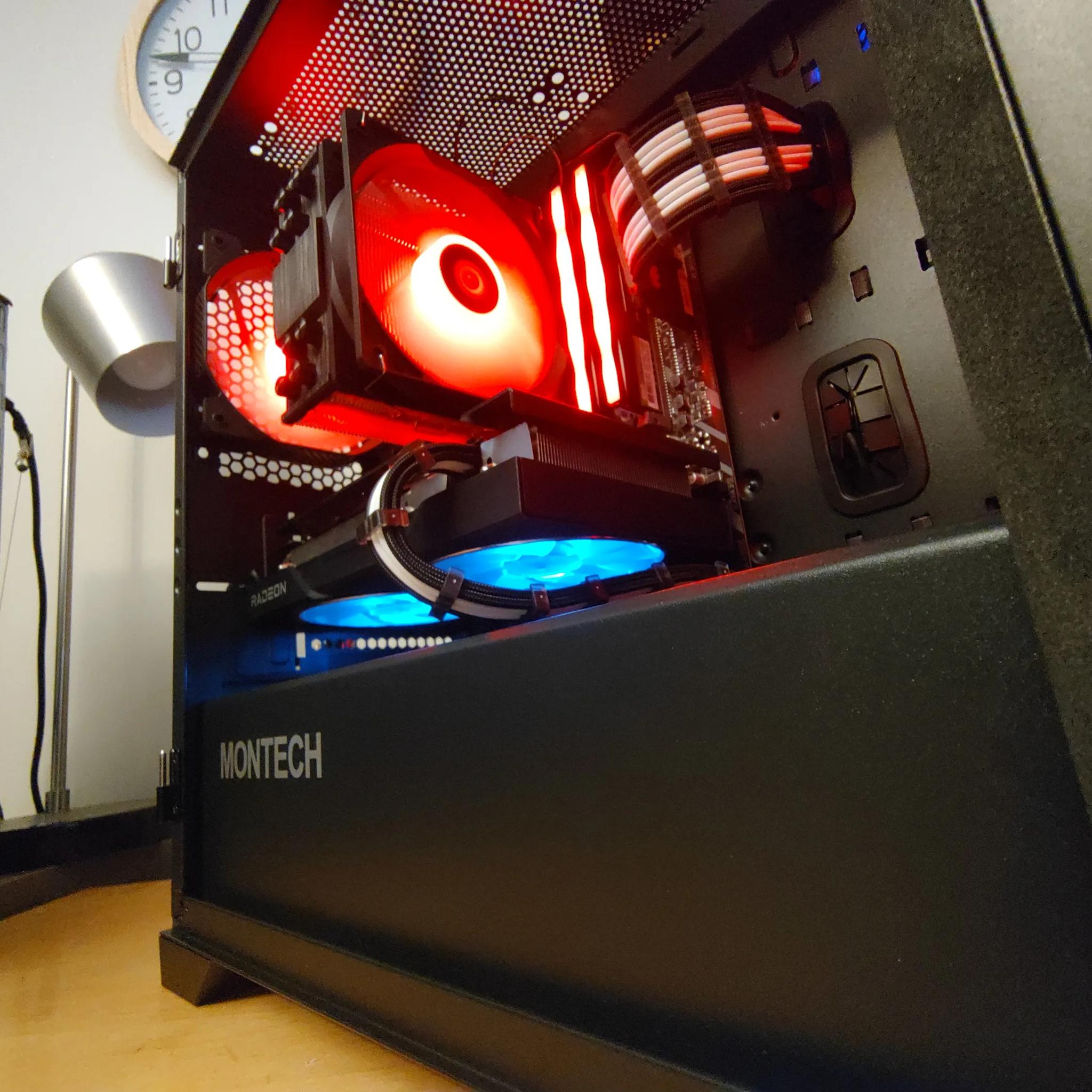 Gaming PC - Ryzen 5500, RX 6600 XT, 32GB RAM, 1TB SSD, WIFI + Bluetooth