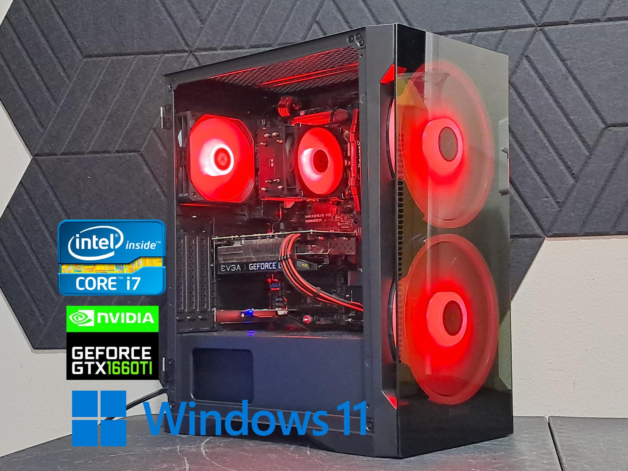 🐦‍🔥Mad ROG Gaming PC🐦‍🔥Intel Core i7-6700 | GTX 1660 Ti | 16GB DDR4 | 750GB SSD | WiFi