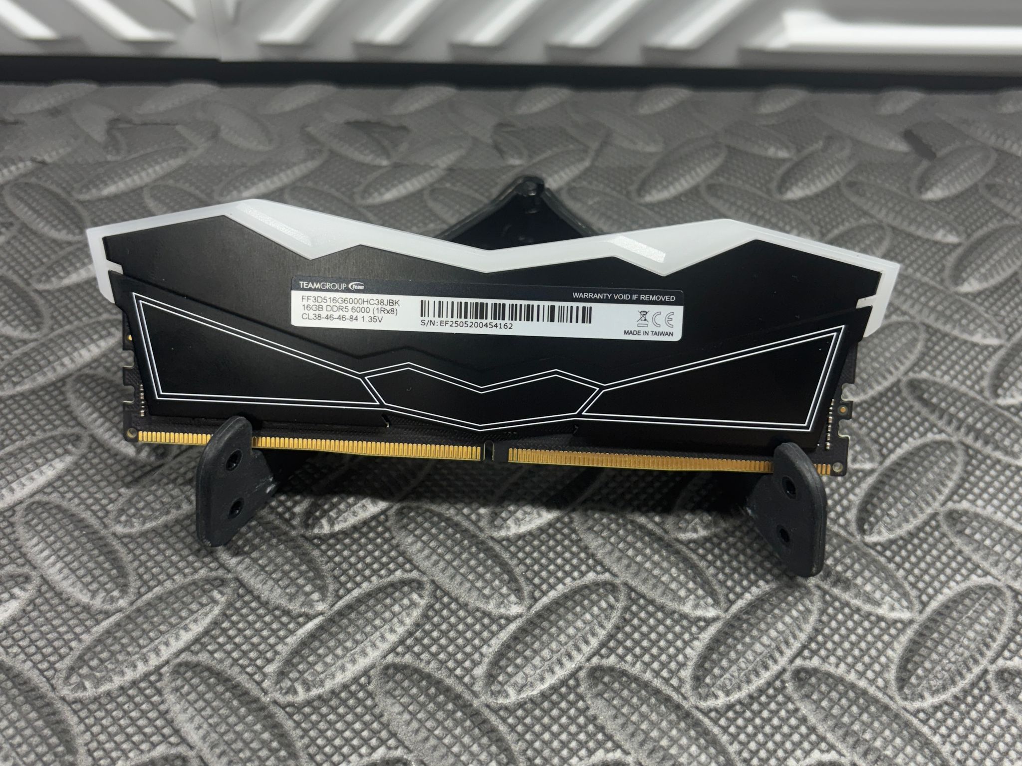 TEAMGROUP T-Force Delta RGB 16GB DDR5-6000 CL38 Desktop RAM | White | FF3D516G6000HC38JBK
