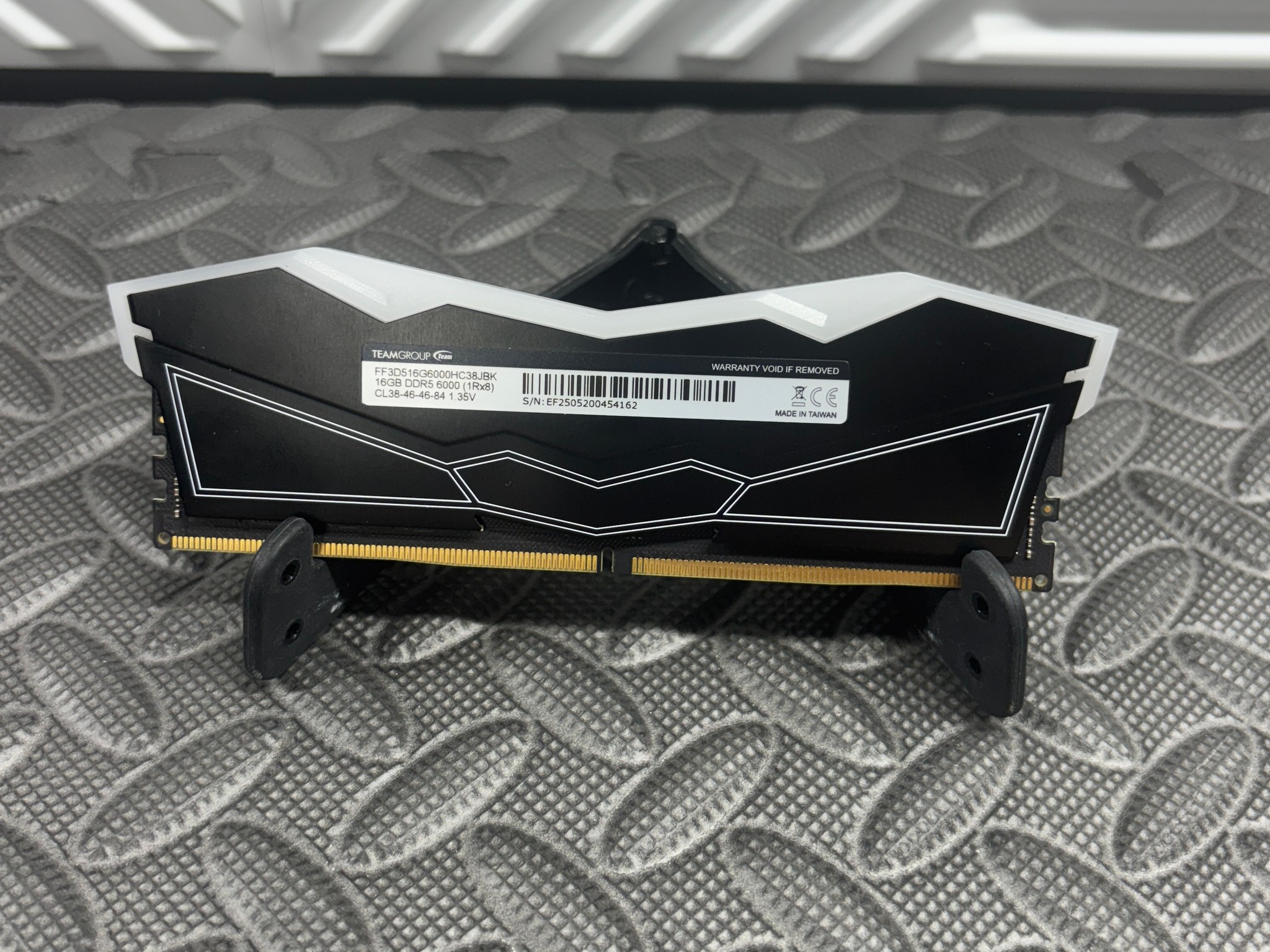 TEAMGROUP T-Force Delta RGB 16GB DDR5-6000 CL38 Desktop RAM | White | FF3D516G6000HC38JBK