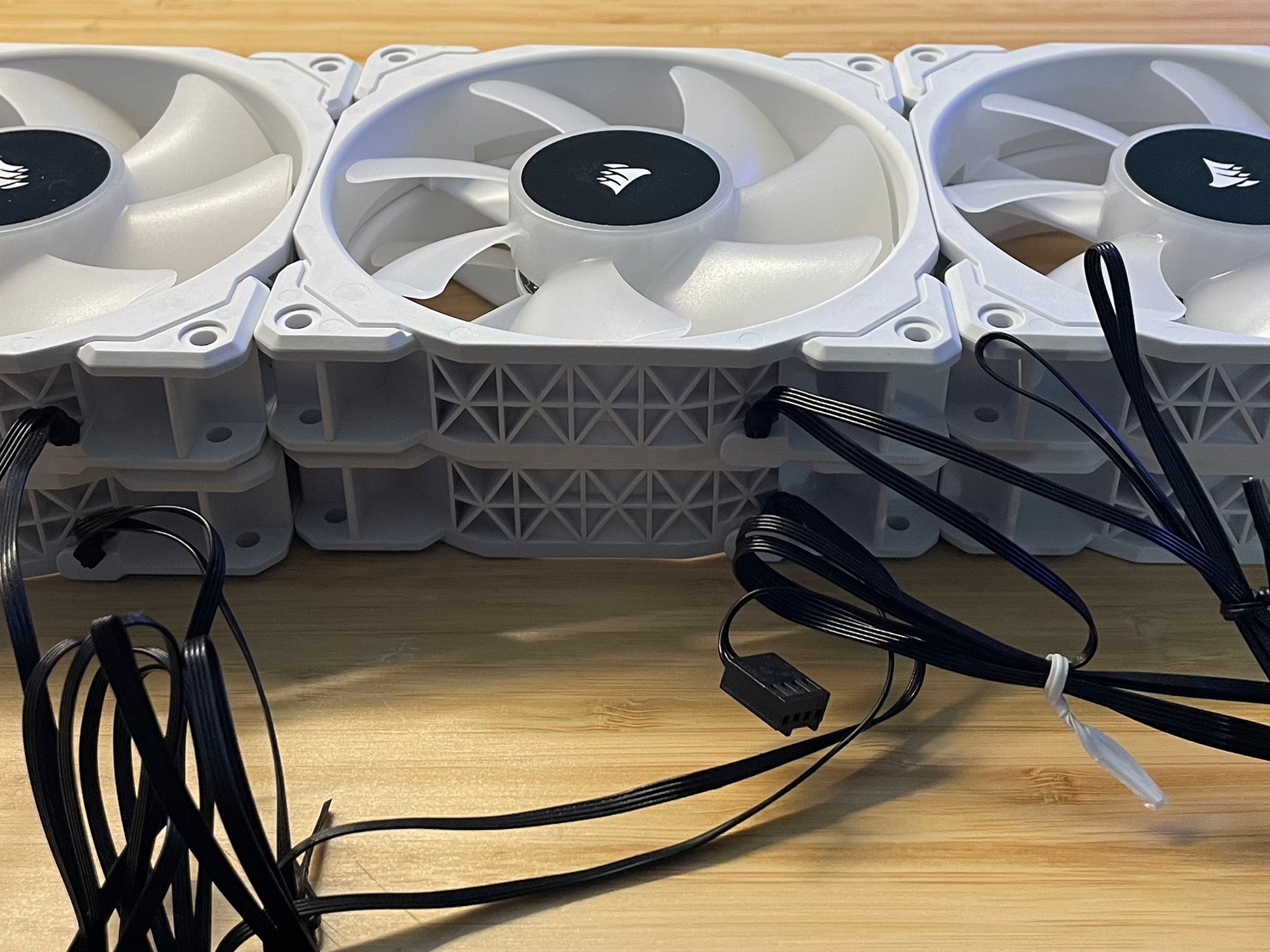 Corsair White ML120 RGB Fans