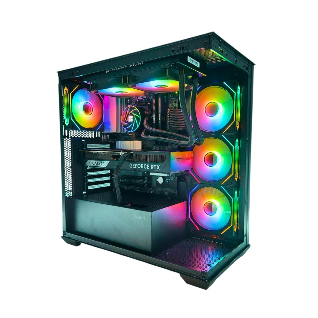 💣 Grenade 🪖: RTX 5070 TI | Ryzen 9600X | 32GB DDR5 RAM | 2TB SSD | 6 RGB Fans | Black Gaming PC