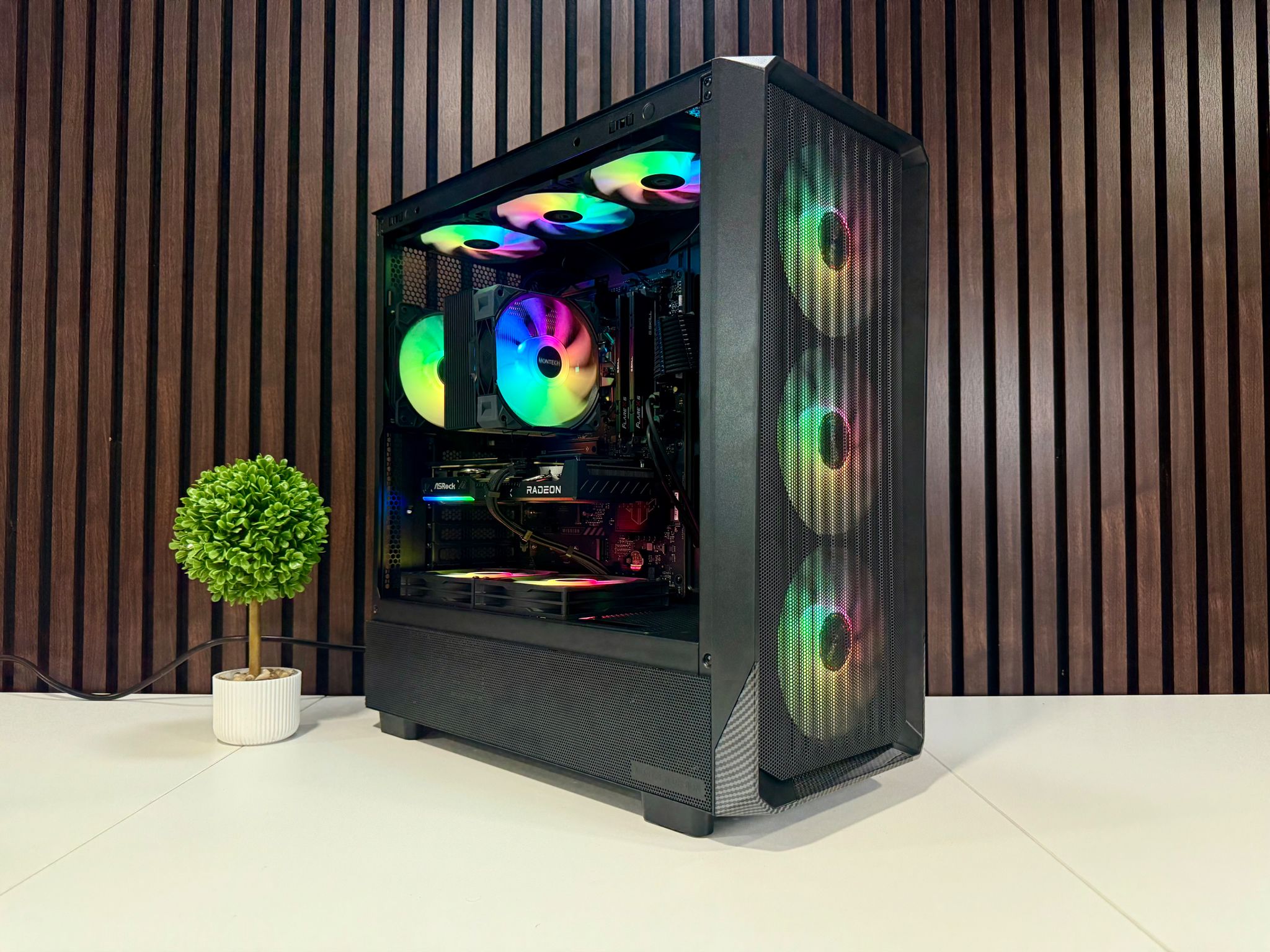 9060XT 16GB | Ryzen 7600X3D | 32GB DDR5 | 1TB SSD | 800W Gold PSU | ARGB Fans | Windows 11