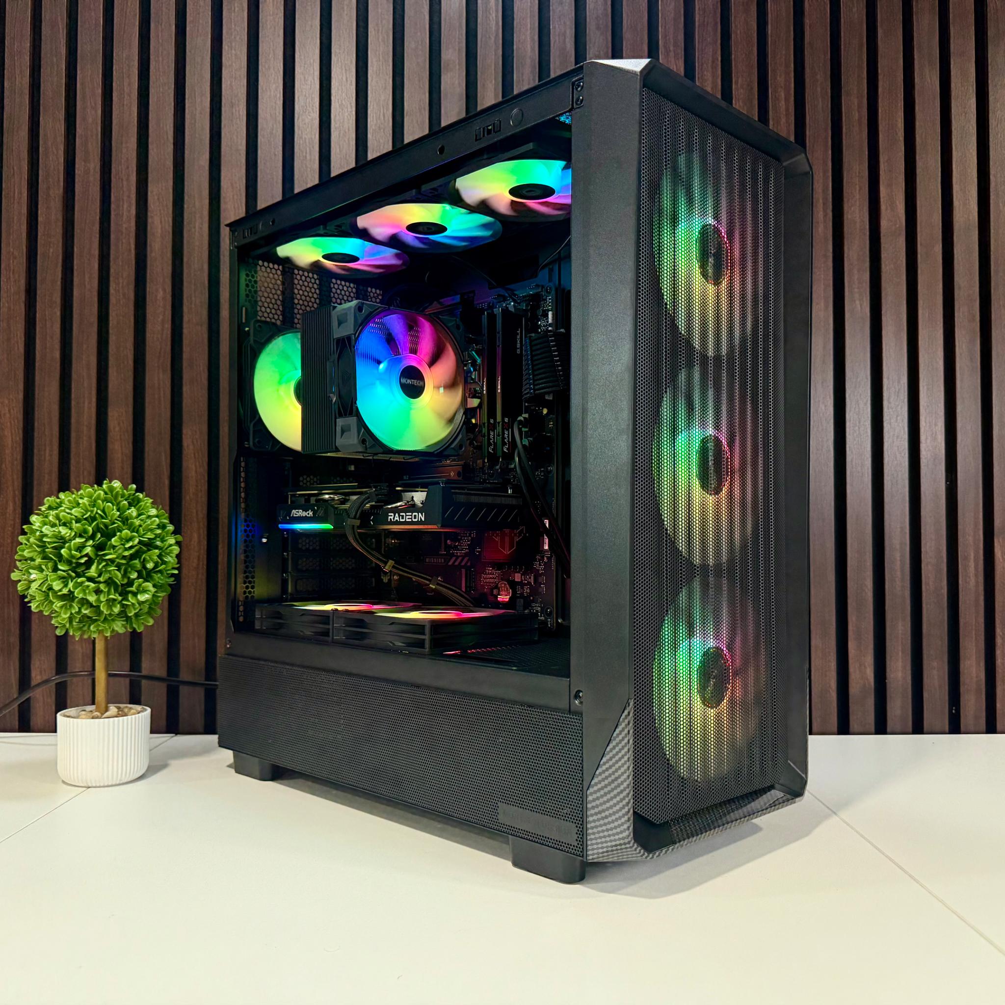 9060XT 16GB | Ryzen 7600X3D | 32GB DDR5 | 1TB SSD | 800W Gold PSU | ARGB Fans | Windows 11
