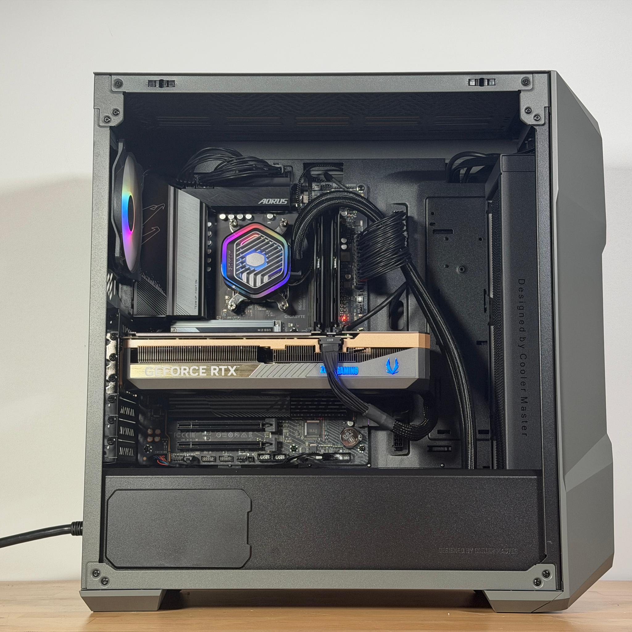 RTX 5080 Ryzen 7 9800x3d Gaming PC with 64gb DDR5 and 4TB NVME SSD