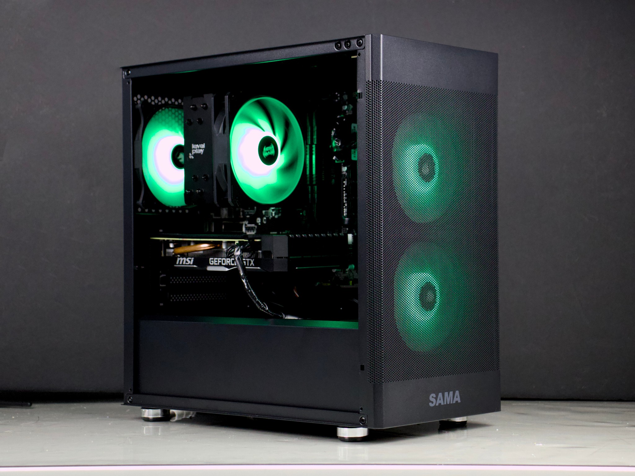 ⚫Powerful Value Gaming PC – Ryzen 7, GTX 1660 Super, 16GB Ram, 500GB SSD - RGB/WiFi/BlueTooth⚫