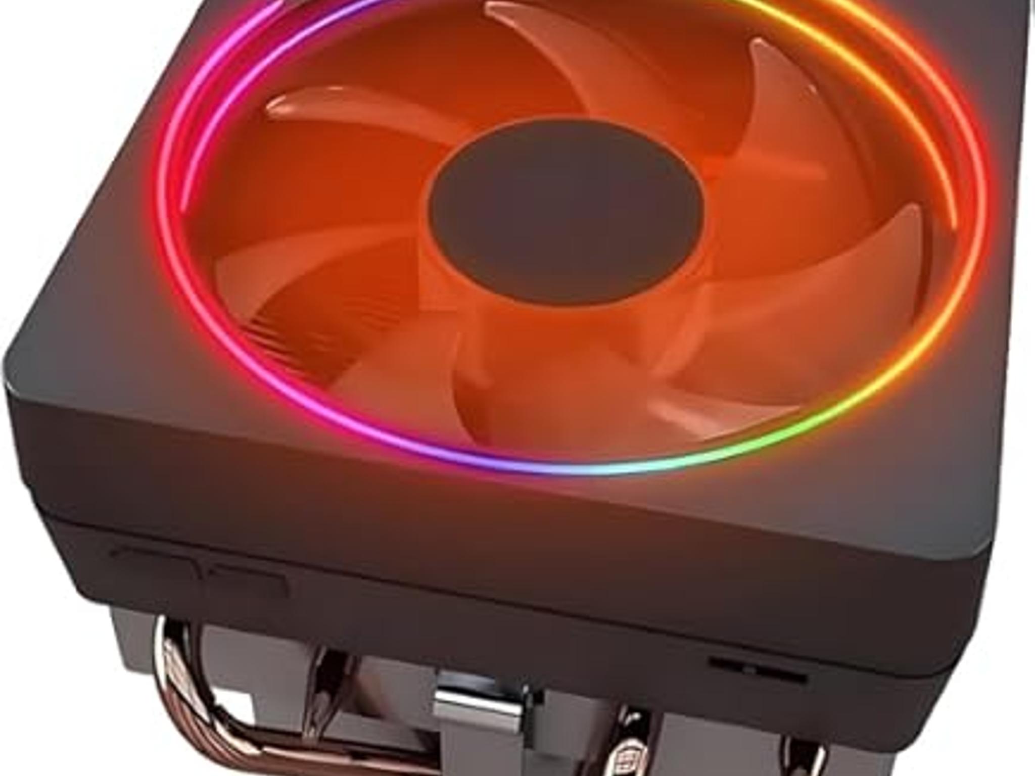 AMD AM5 Wraith Stock RGB CPU Cooler from 5800XT CPU