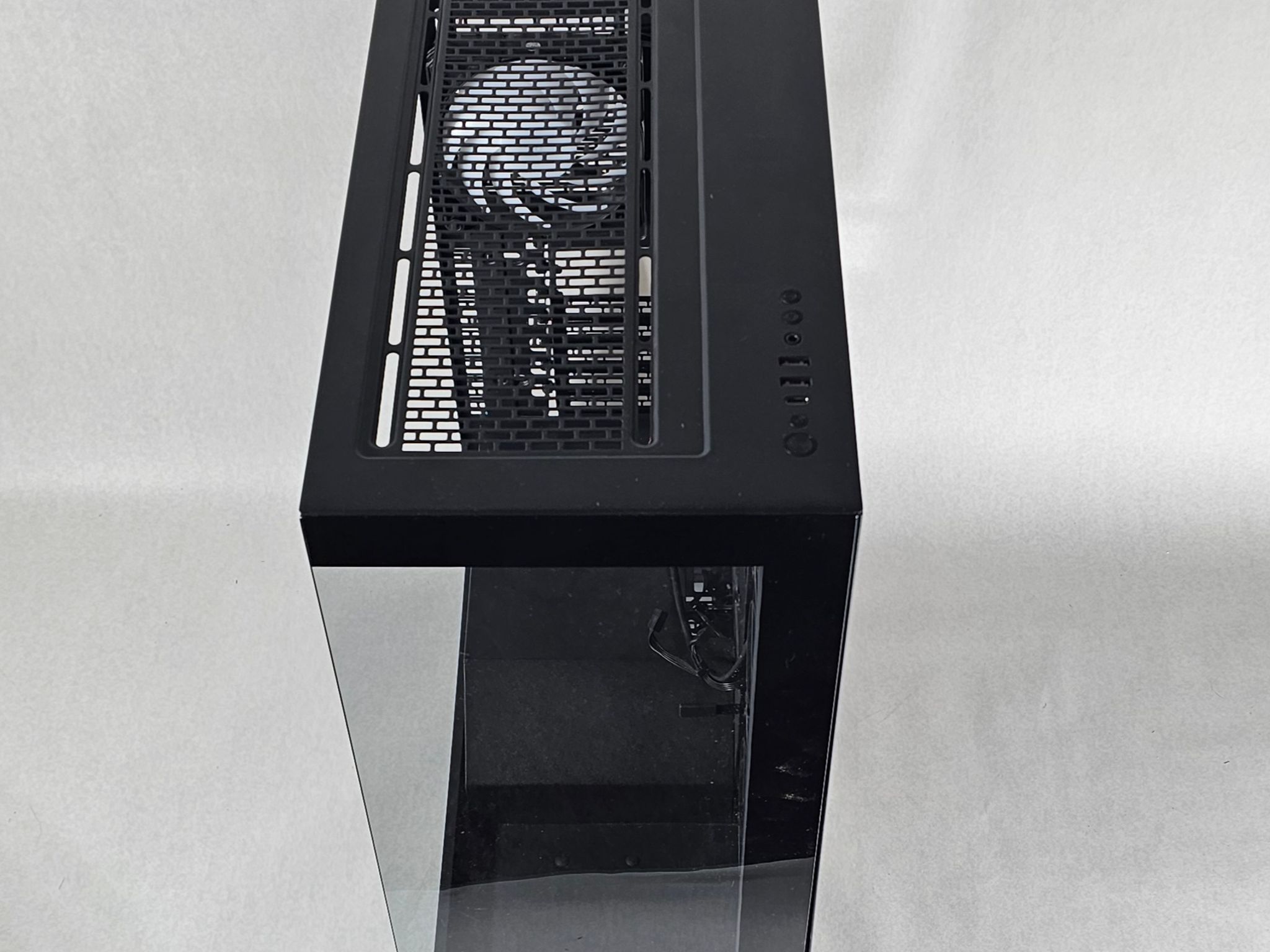 CyberPowerPC ATX PC Case with Tempered Glass and 4 RGB Fans
