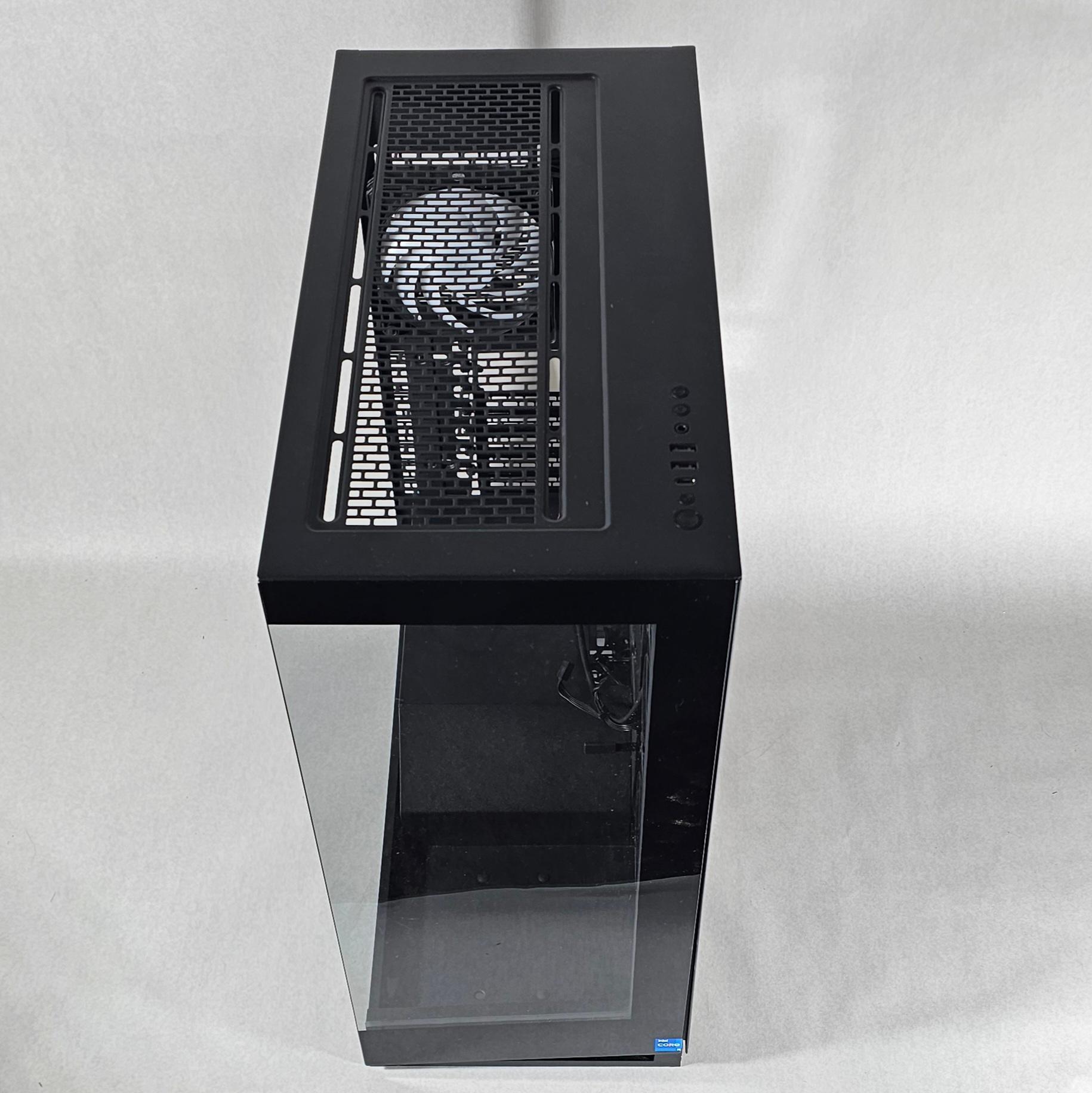CyberPowerPC ATX PC Case with Tempered Glass and 4 RGB Fans