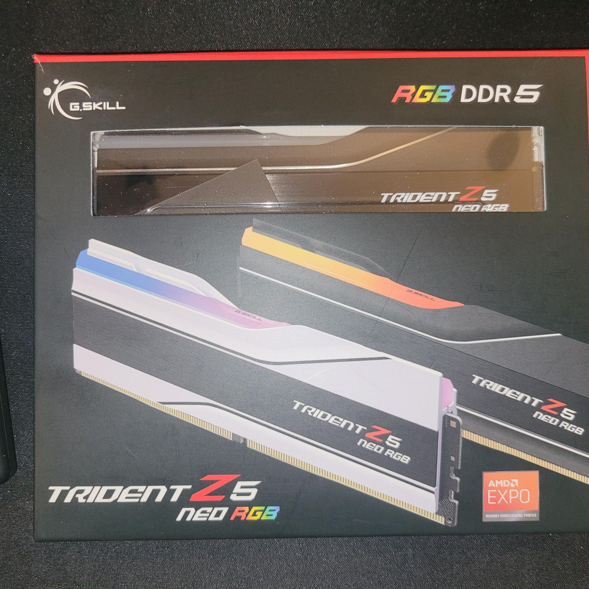 G.Skill Trident Z5 32GB CL30 32GB (16 x 2) DDR5 RGB AMD Expo Neo