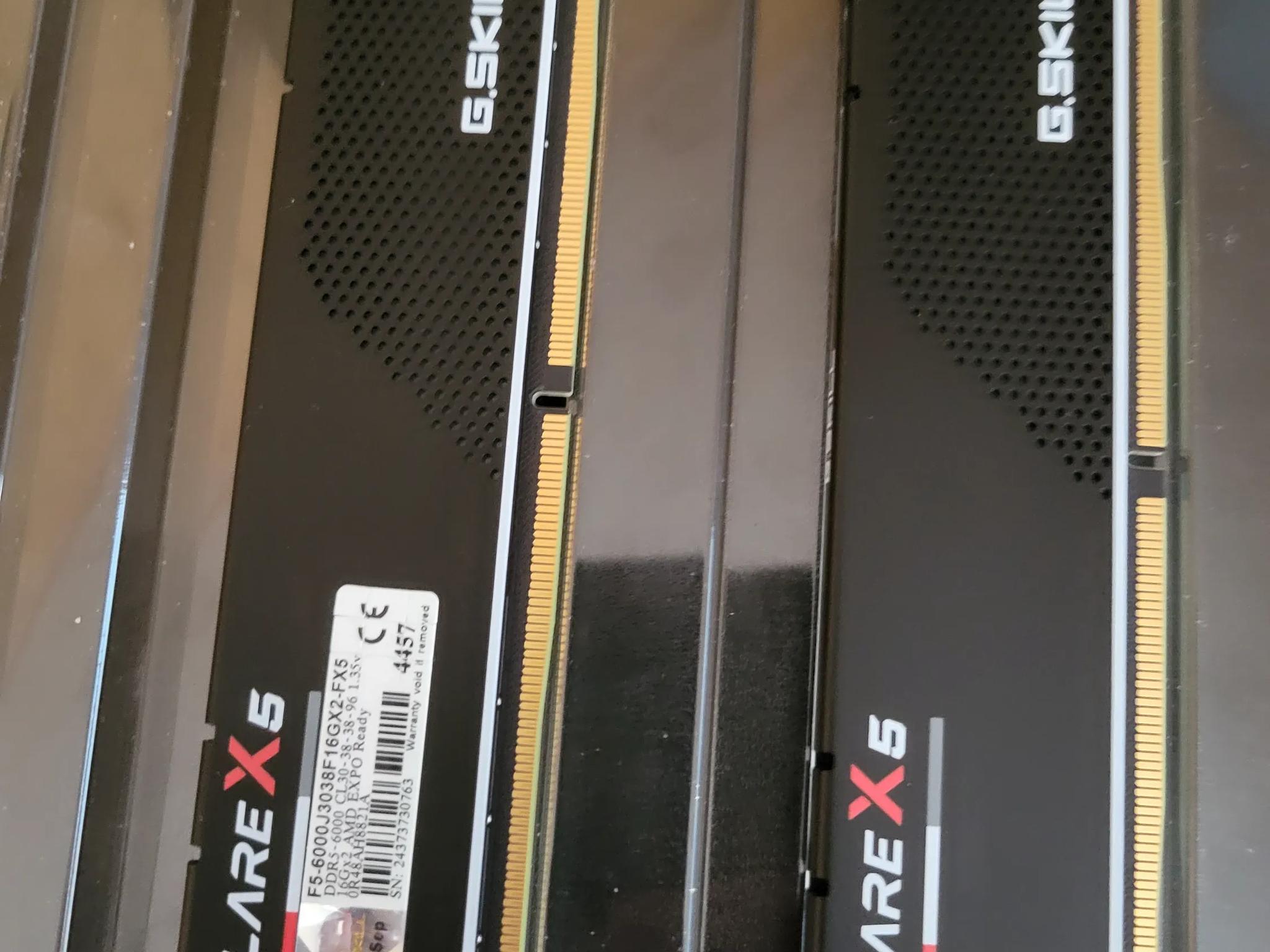 GSKILL FLARE X5 32G RAM, 2x16G Sticks DDR5-6000 CL30