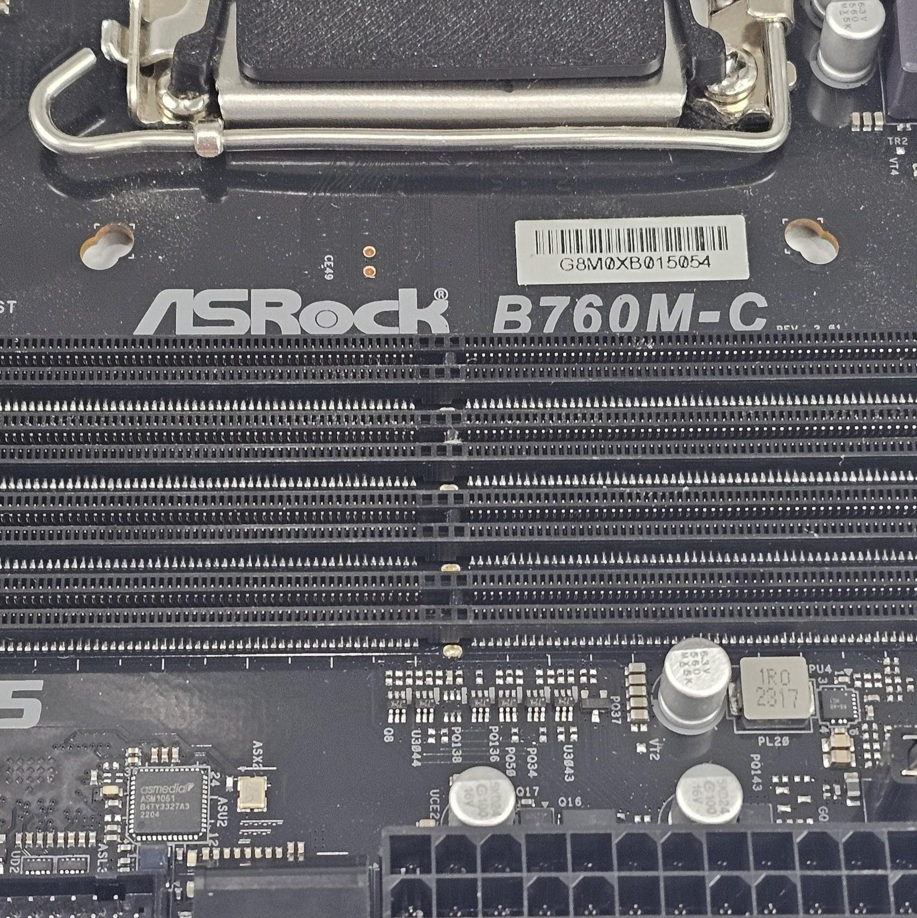 ASRock B760M-C LGA1700 DDR5 mATX Motherboard