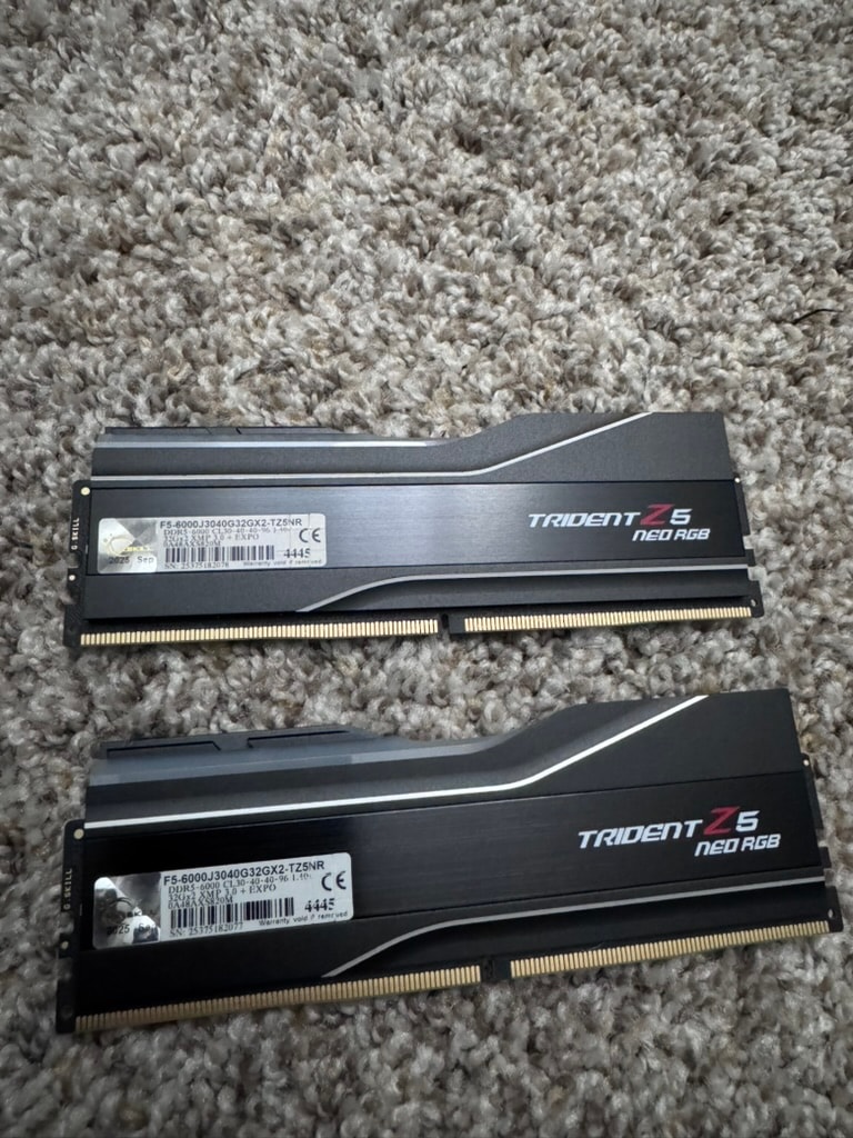 G.SKILL Trident Z5 Neo RGB 64GB (2 x 32GB) - DDR5 6000 - CL30