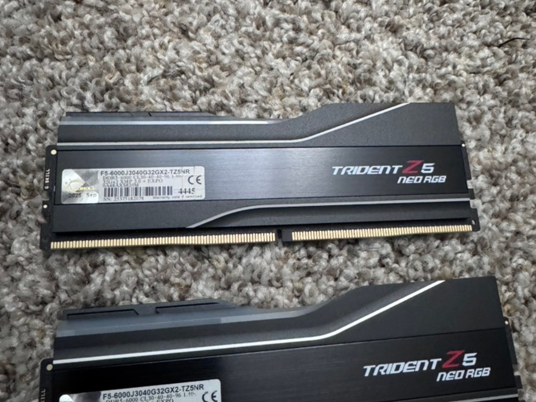 G.SKILL Trident Z5 Neo RGB 64GB (2 x 32GB) - DDR5 6000 - CL30