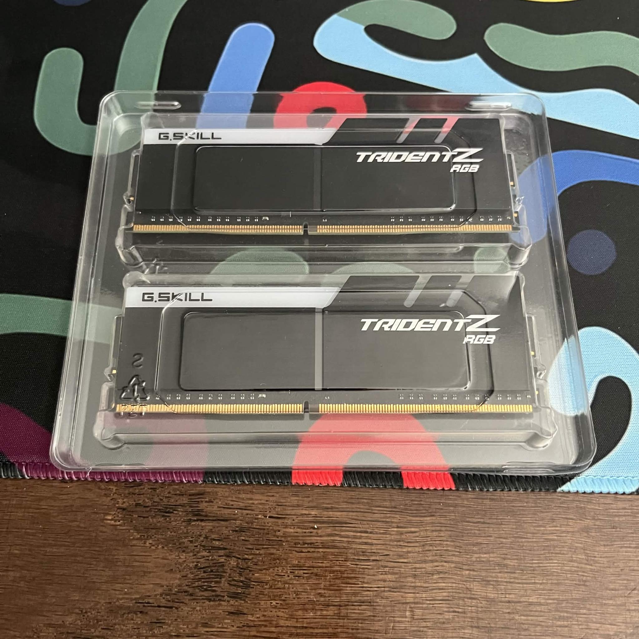 G.SKILL Trident Z RGB Series DDR4 RAM (XMP) 16GB (2x8GB) 3600MT/s CL18-22-22-42 1.35