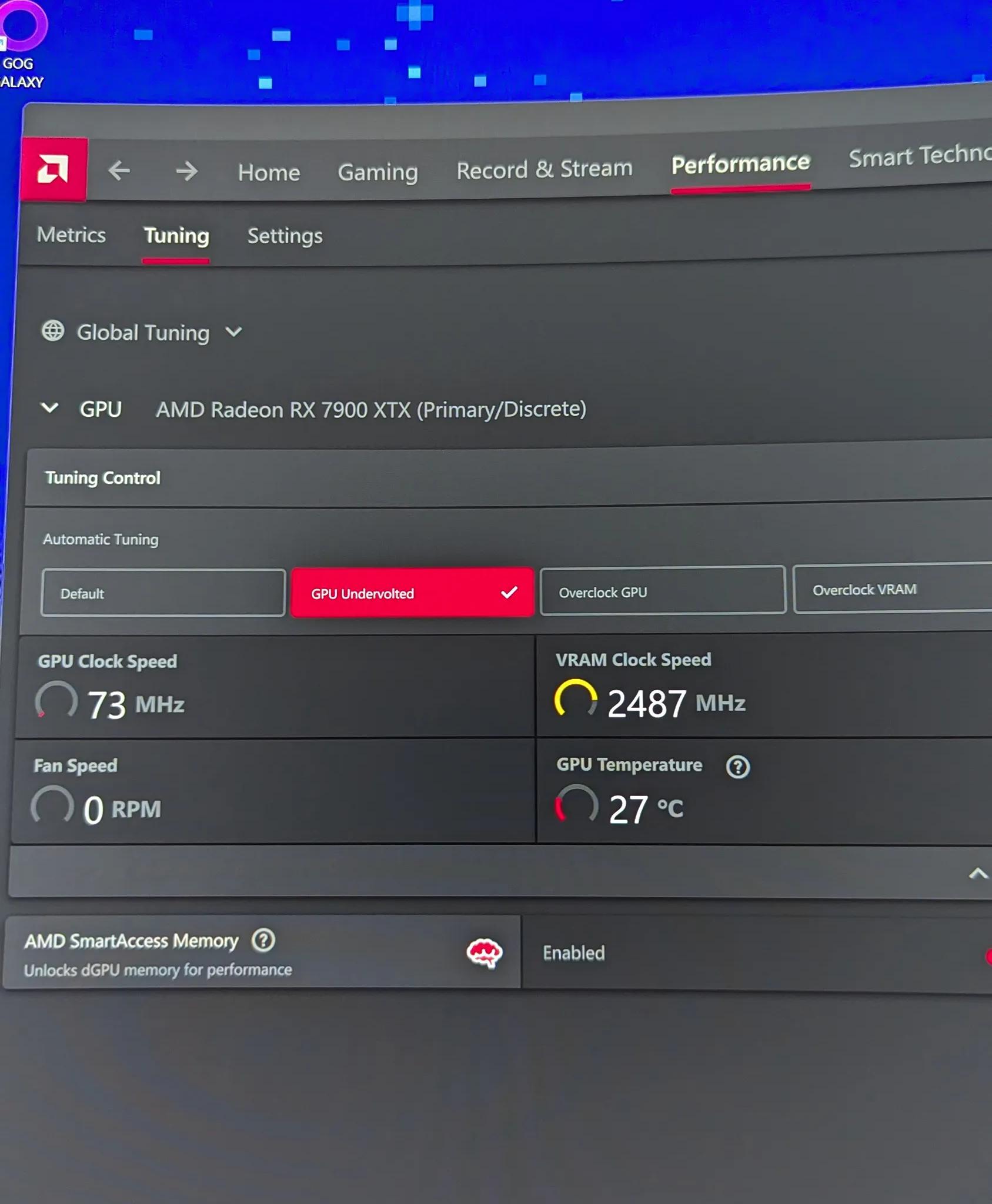 XFX 7900 xtx with included support bracket