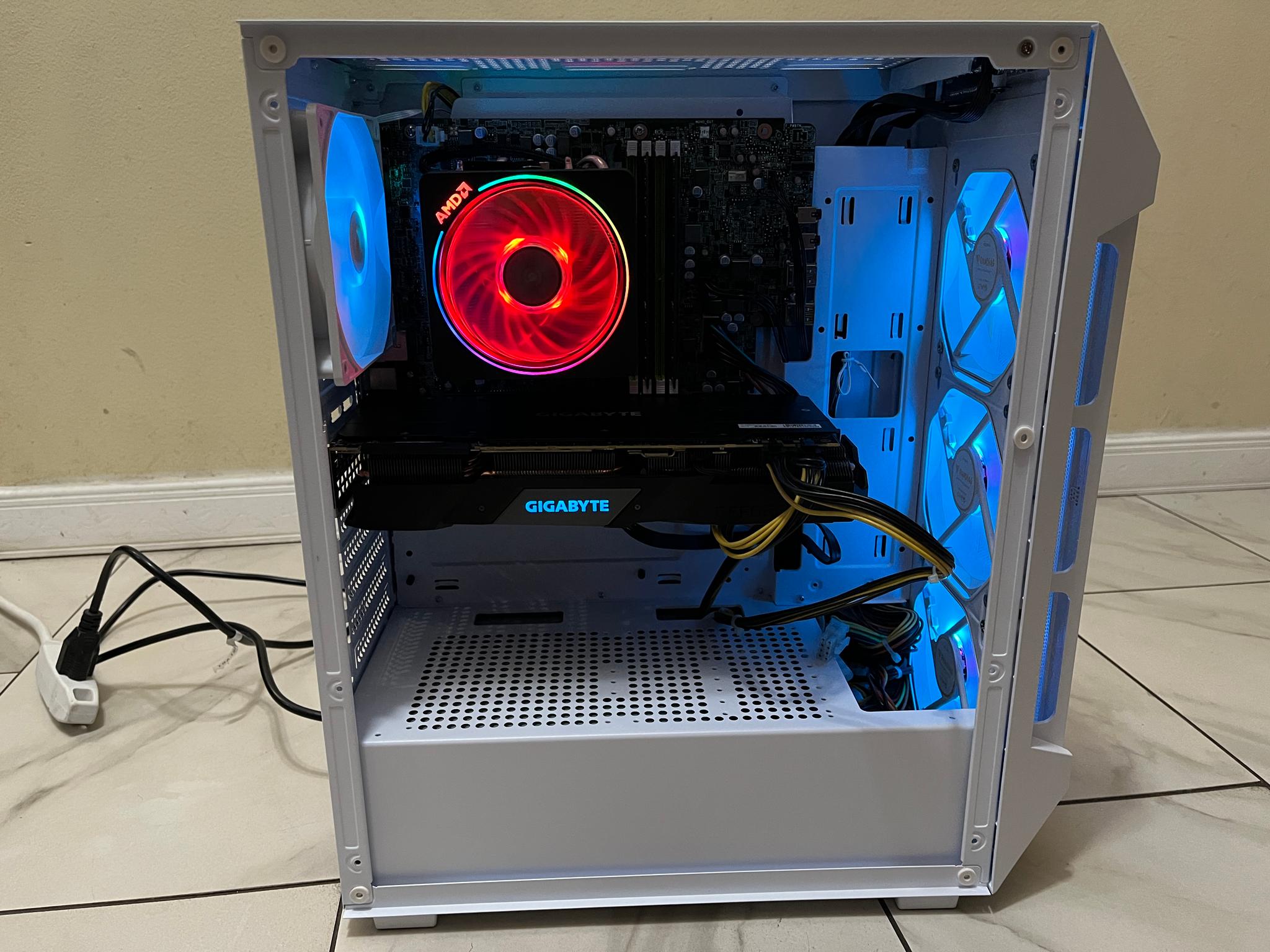 🟠🔥RTX 2080, AMD Ryzen 5 3600, 16GB RAM, 1.2 TB Storage, High FPS Custom RGB Gaming PC 🖥️🔥