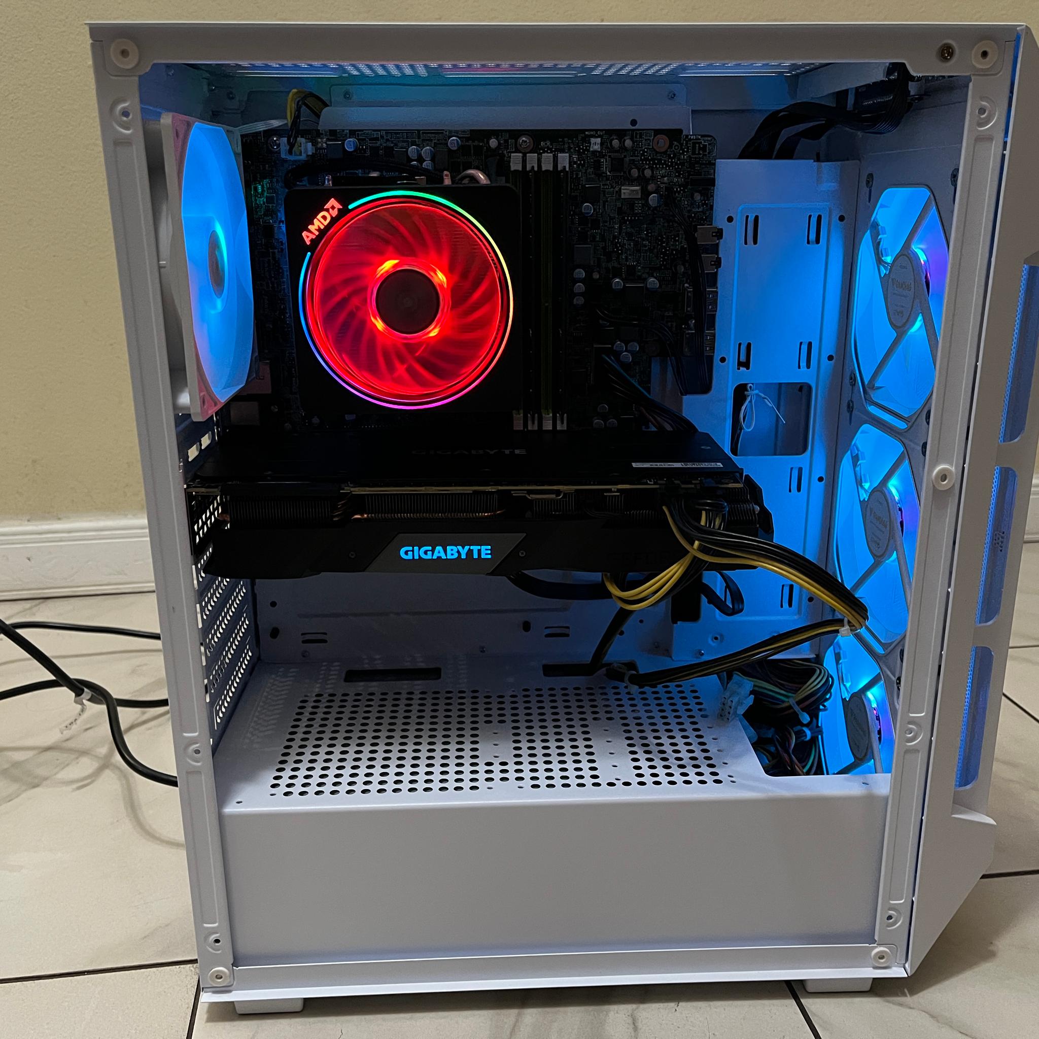 🟠🔥RTX 2080, AMD Ryzen 5 3600, 16GB RAM, 1.2 TB Storage, High FPS Custom RGB Gaming PC 🖥️🔥